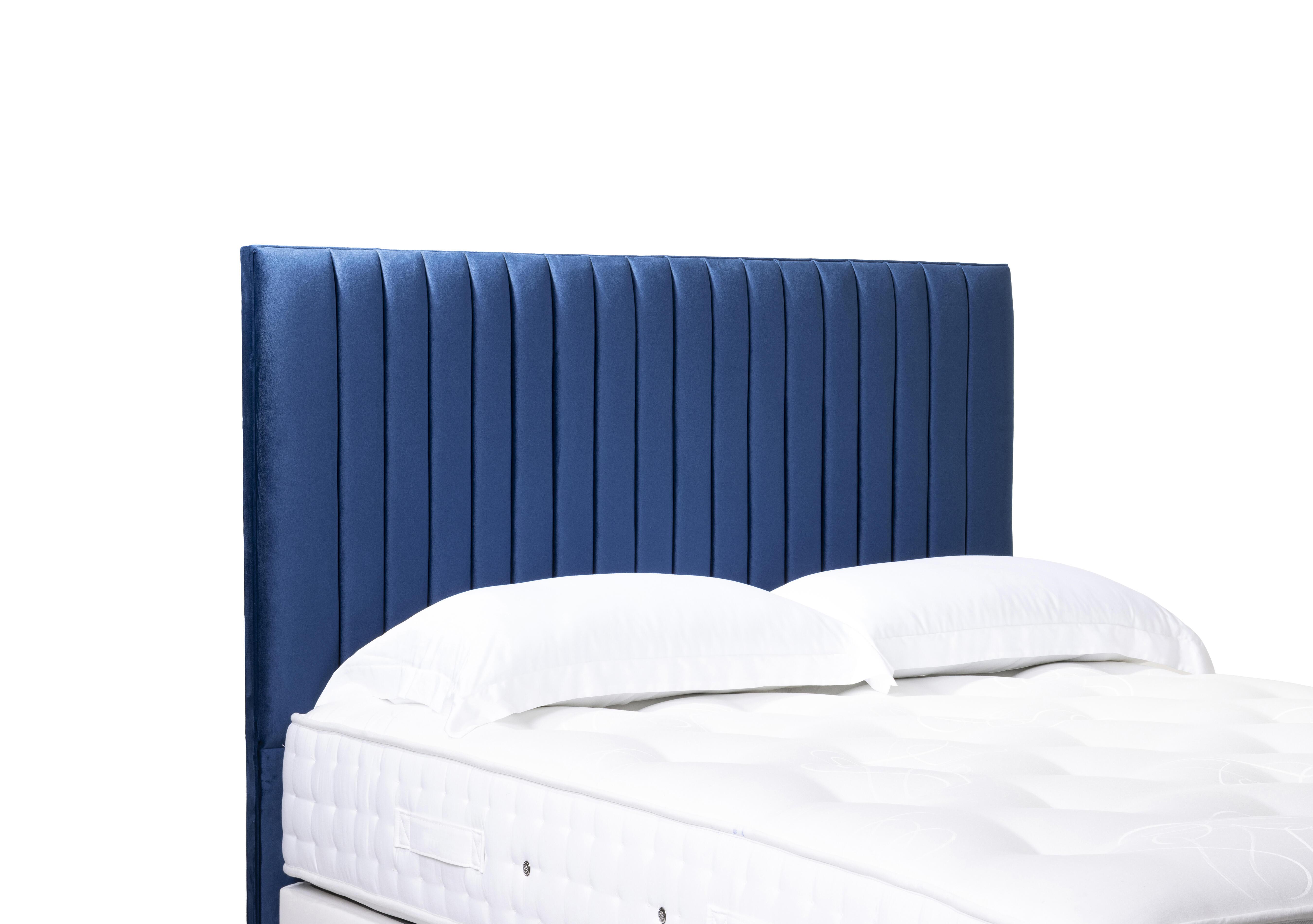 Artisan Collection Cadenza High Floor Standing Headboard in Plush Pacific on Furniture Village