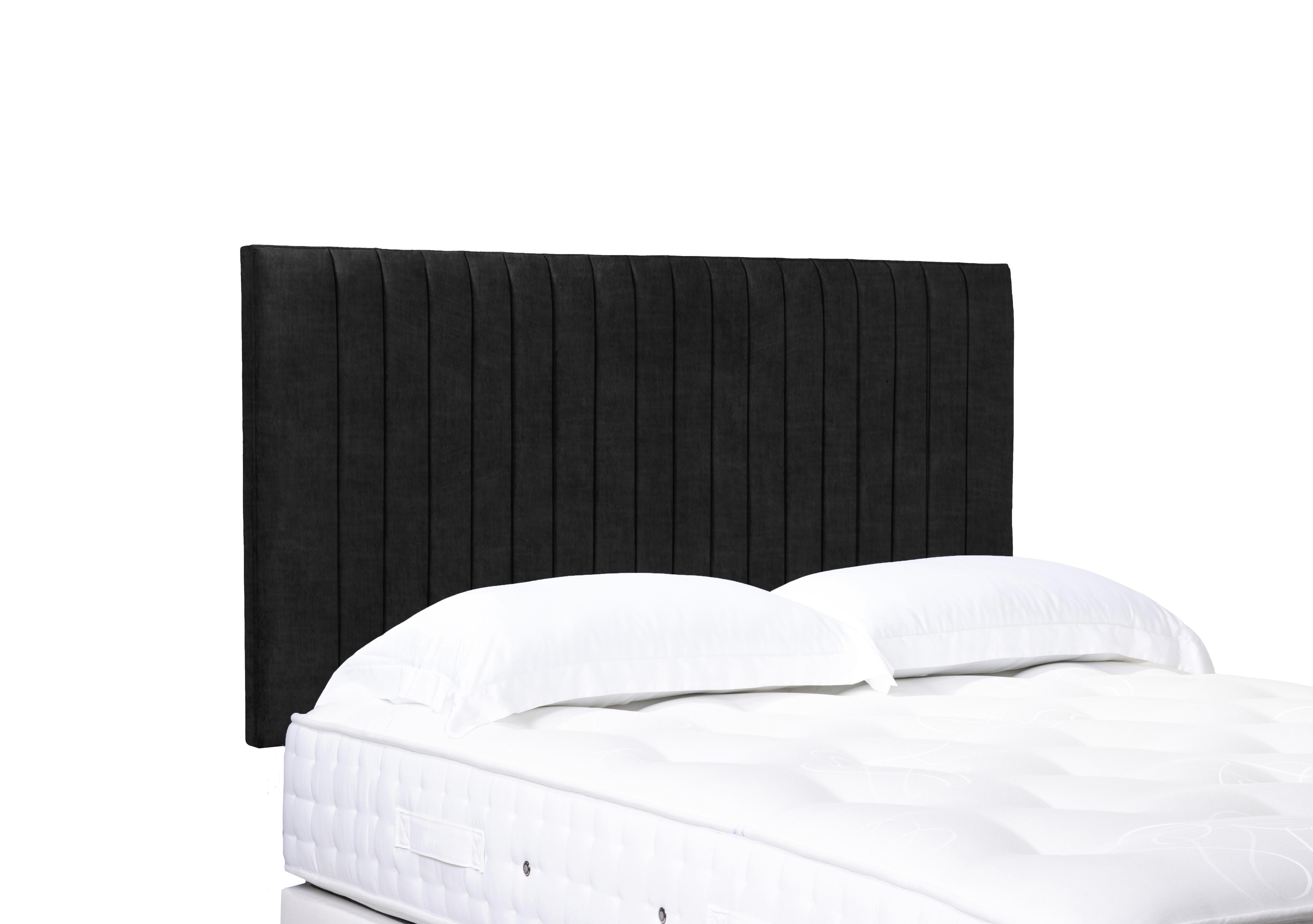 Cadenza High Strutted Headboard in 800 Smokey Quartz on Furniture Village