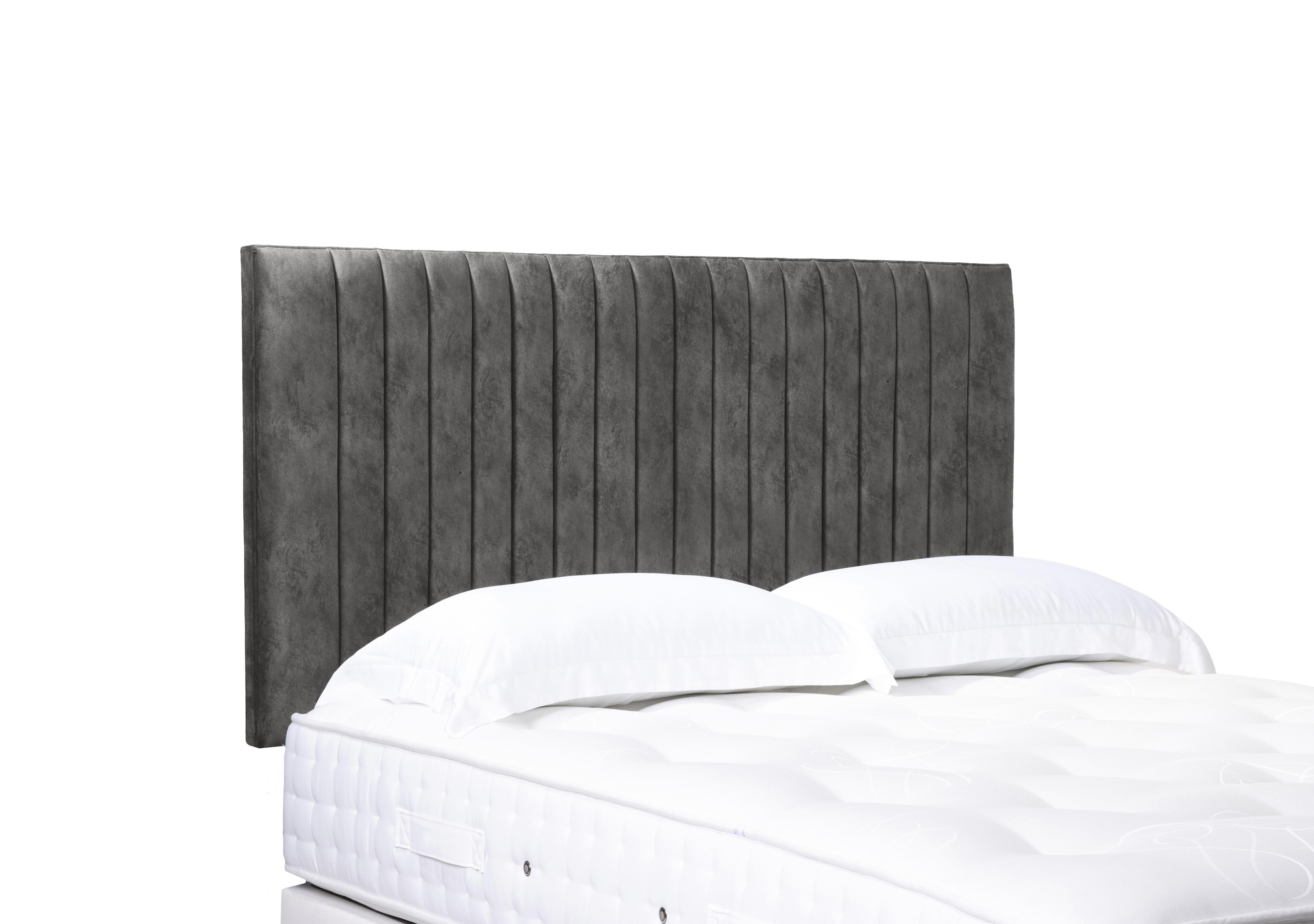 Artisan Collection Cadenza High Strutted Headboard in Daytona Pebble on Furniture Village