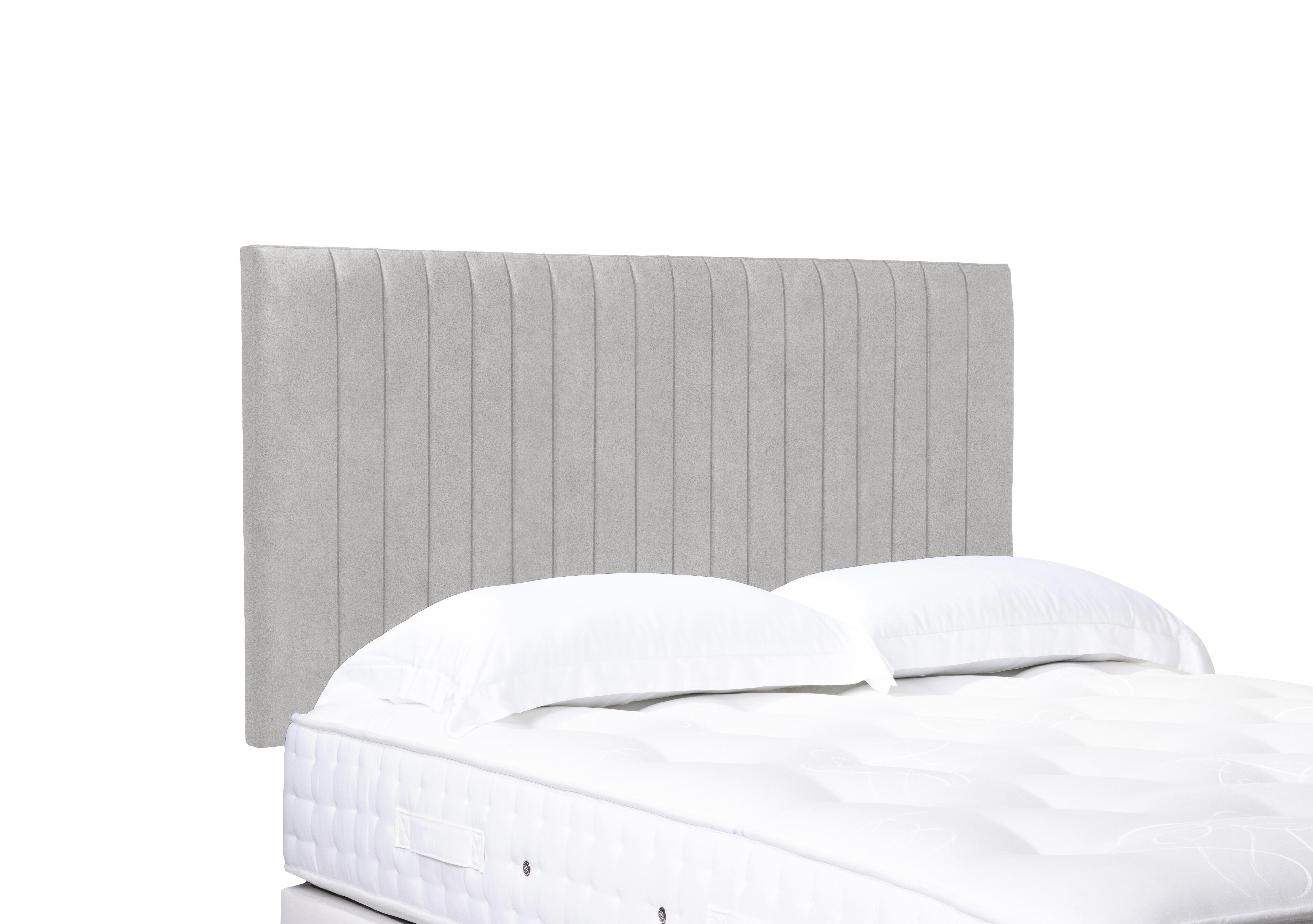Artisan Collection Cadenza High Strutted Headboard in Plain Opal on Furniture Village