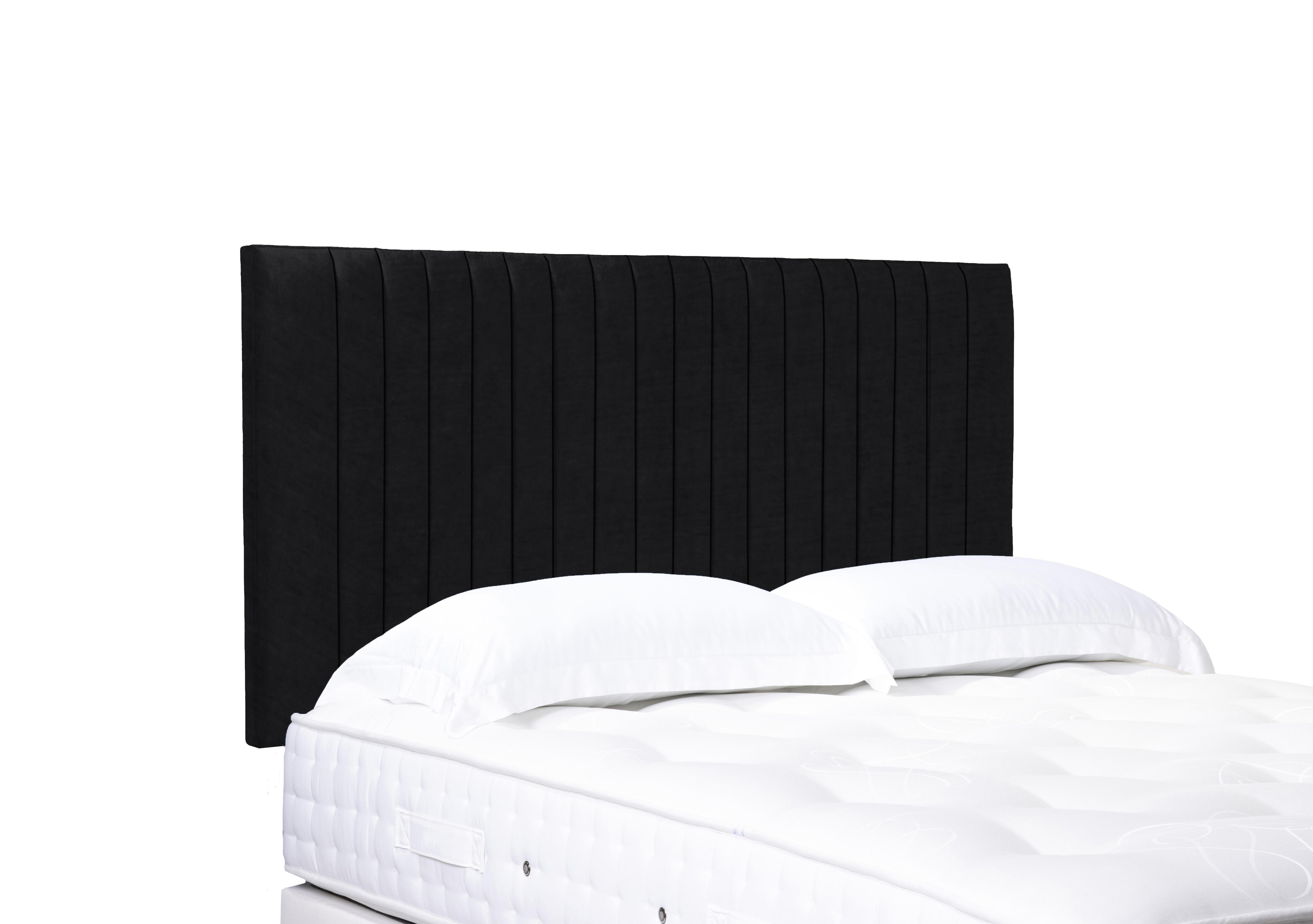 Artisan Collection Cadenza High Strutted Headboard in Plush Ebony on Furniture Village