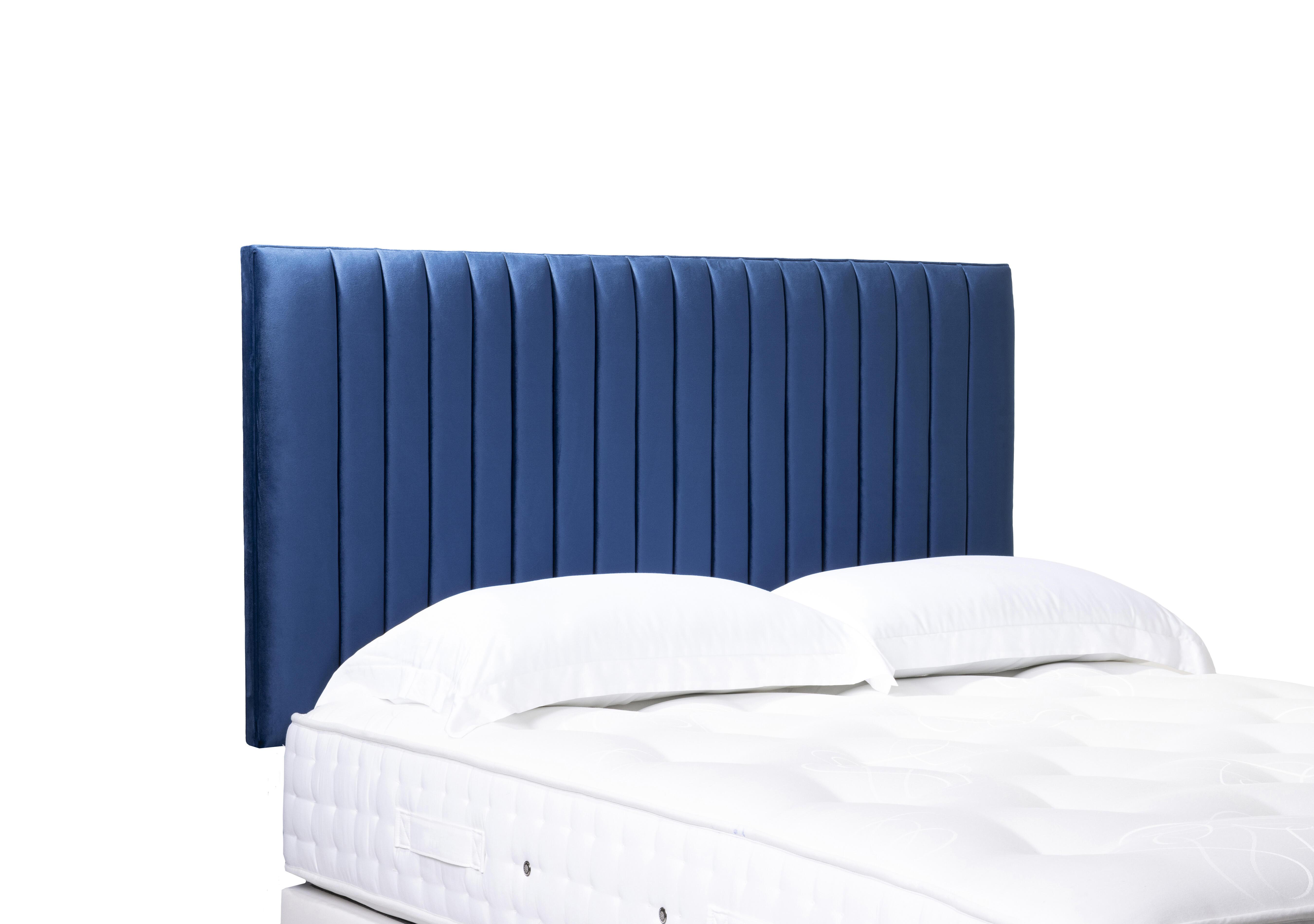 Artisan Collection Cadenza High Strutted Headboard in Plush Pacific on Furniture Village