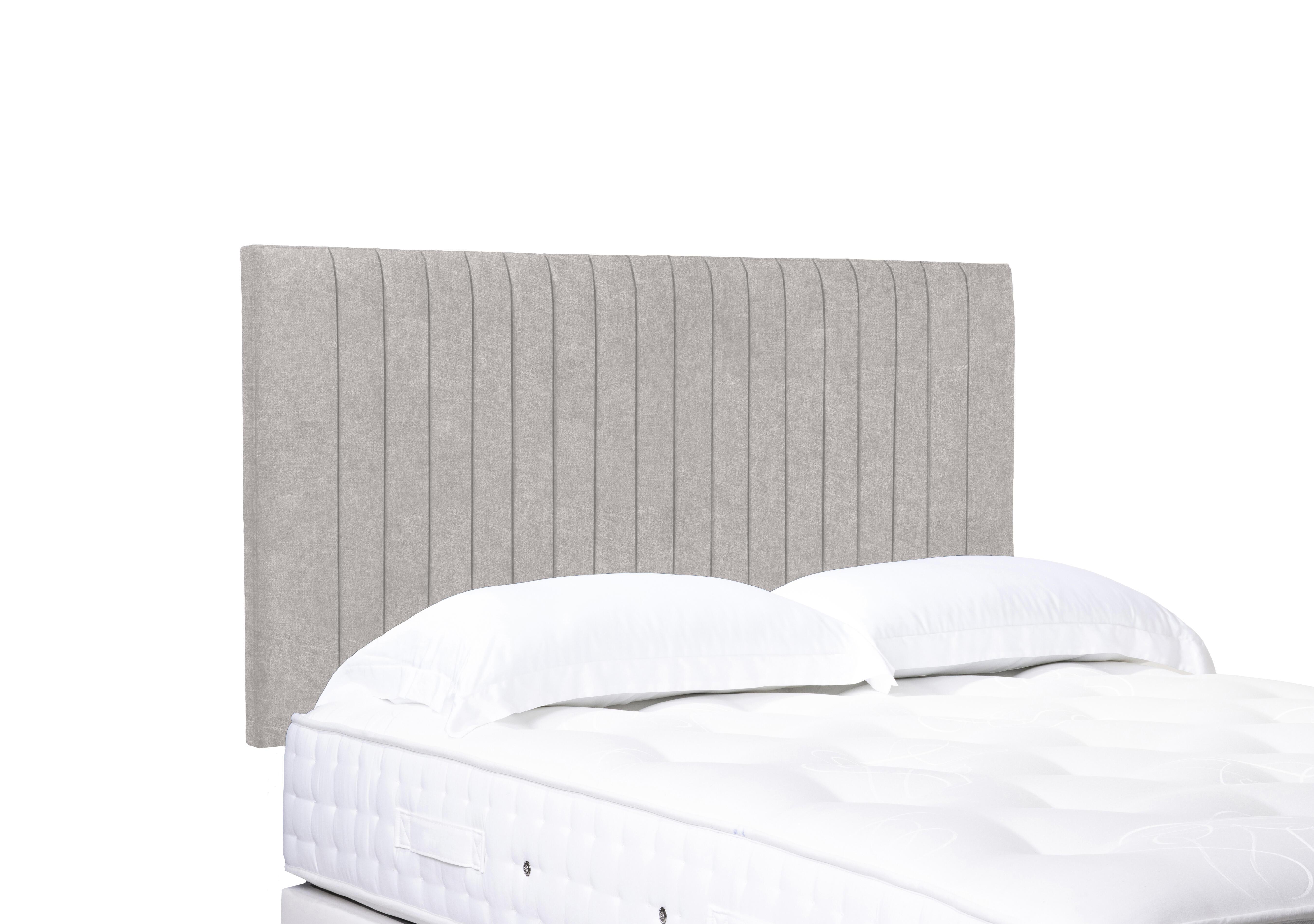 Artisan Collection Cadenza High Strutted Headboard in Tweed Stone on Furniture Village