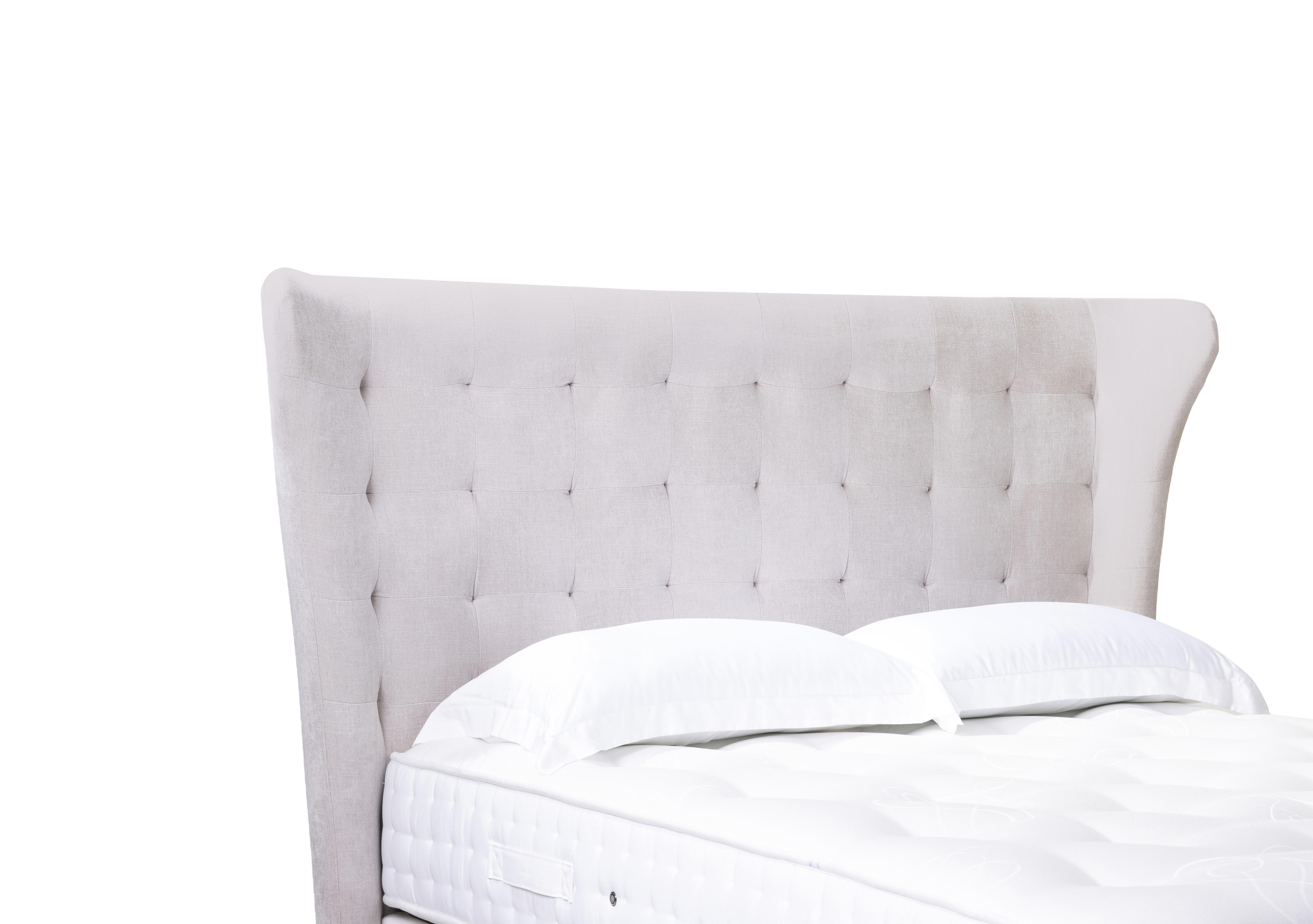 Callie High Floor Standing Headboard in Aston Linen on Furniture Village