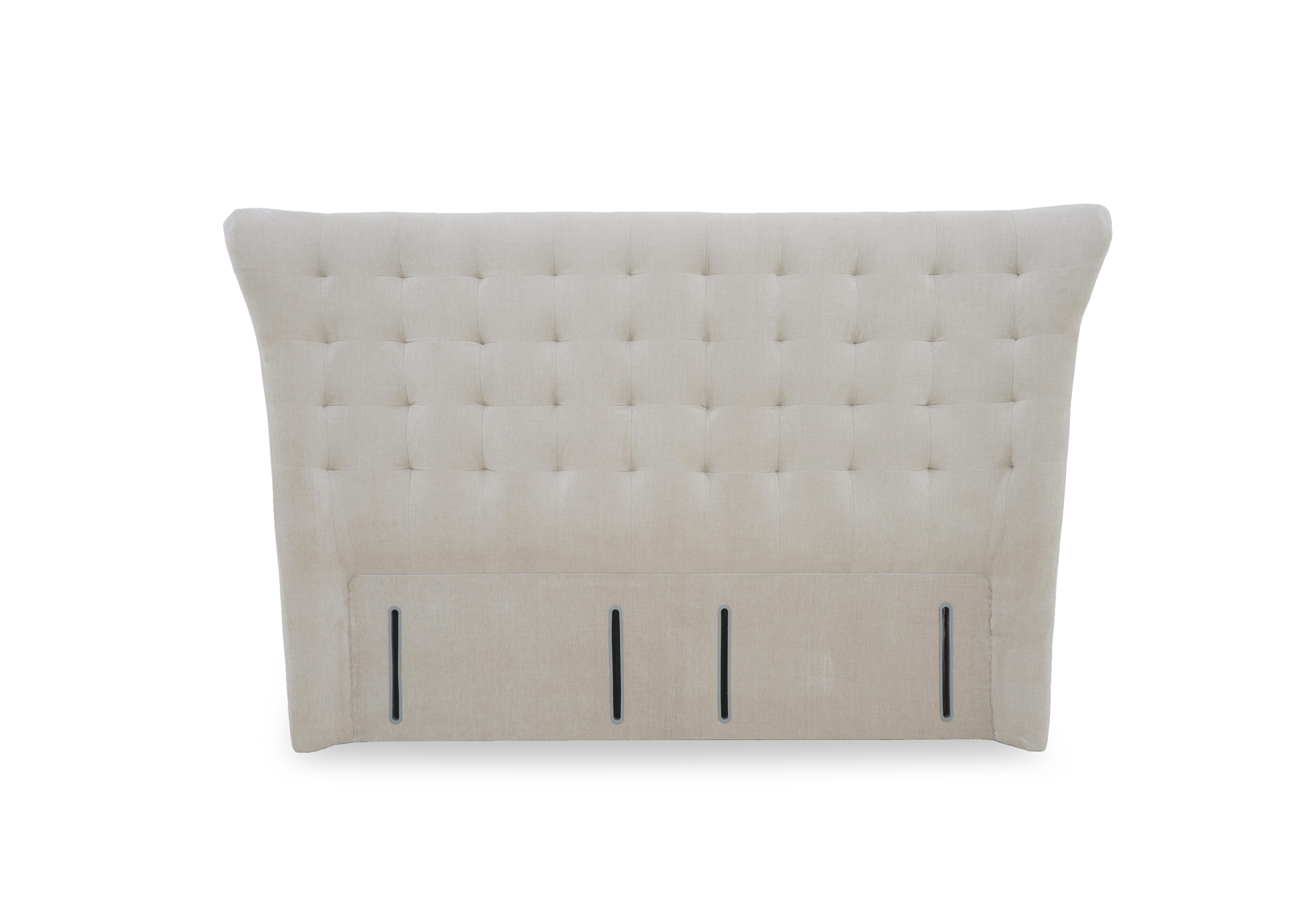 Callie High Floor Standing Headboard in Aston Linen on Furniture Village