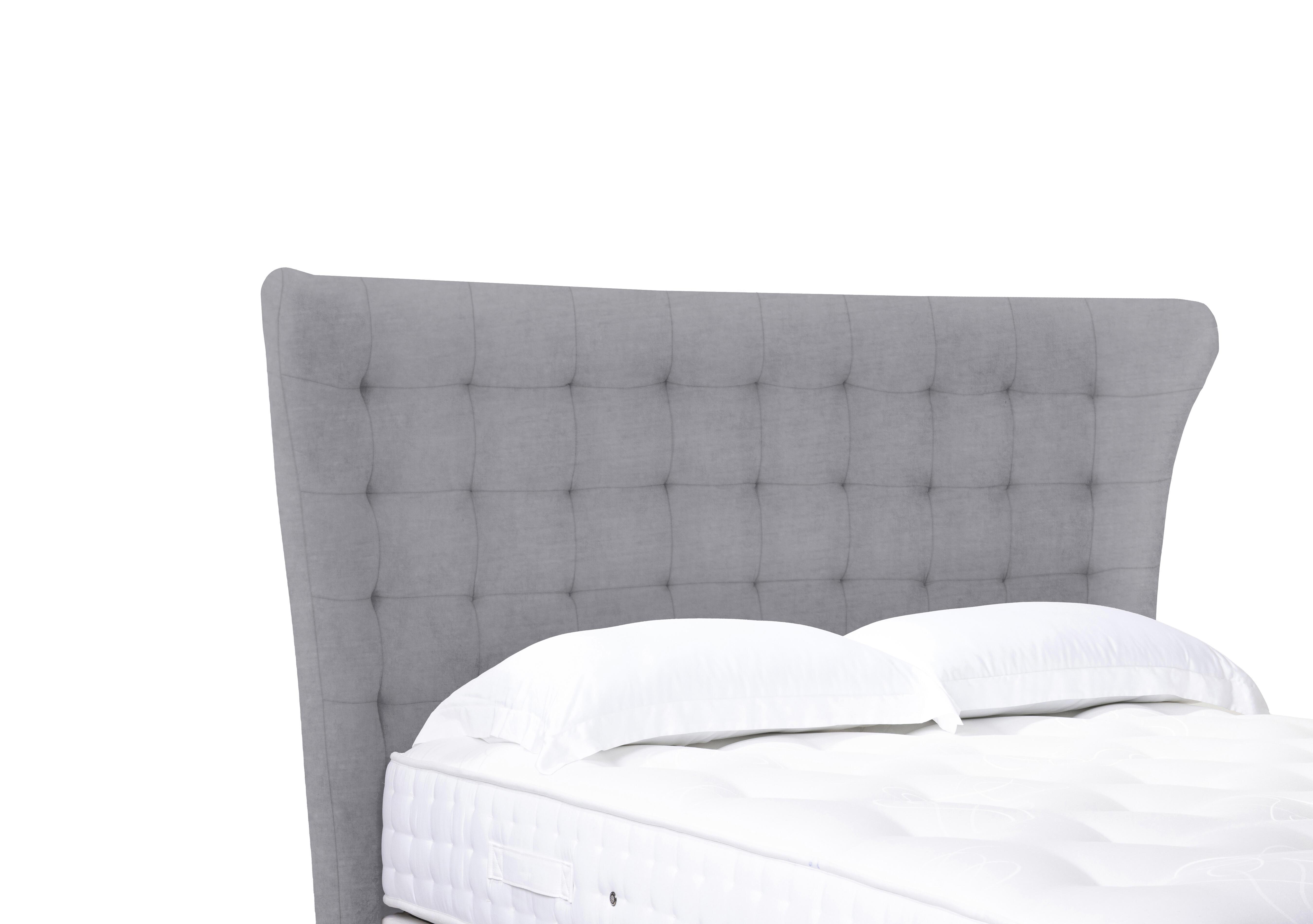 Artisan Collection Callie High Floor Standing Headboard in Aston Steel on Furniture Village
