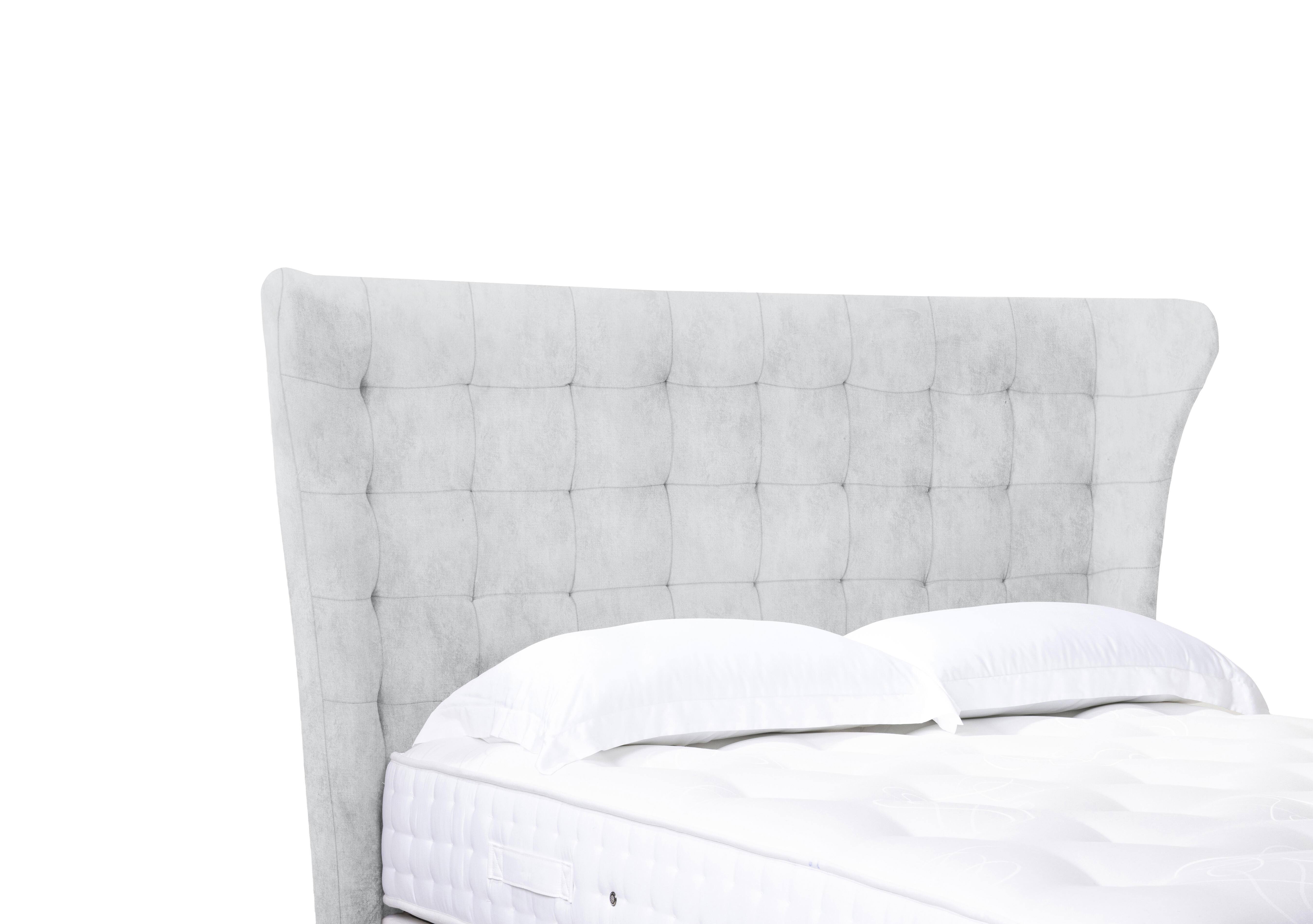 Artisan Collection Callie High Floor Standing Headboard in Daytona Silver on Furniture Village