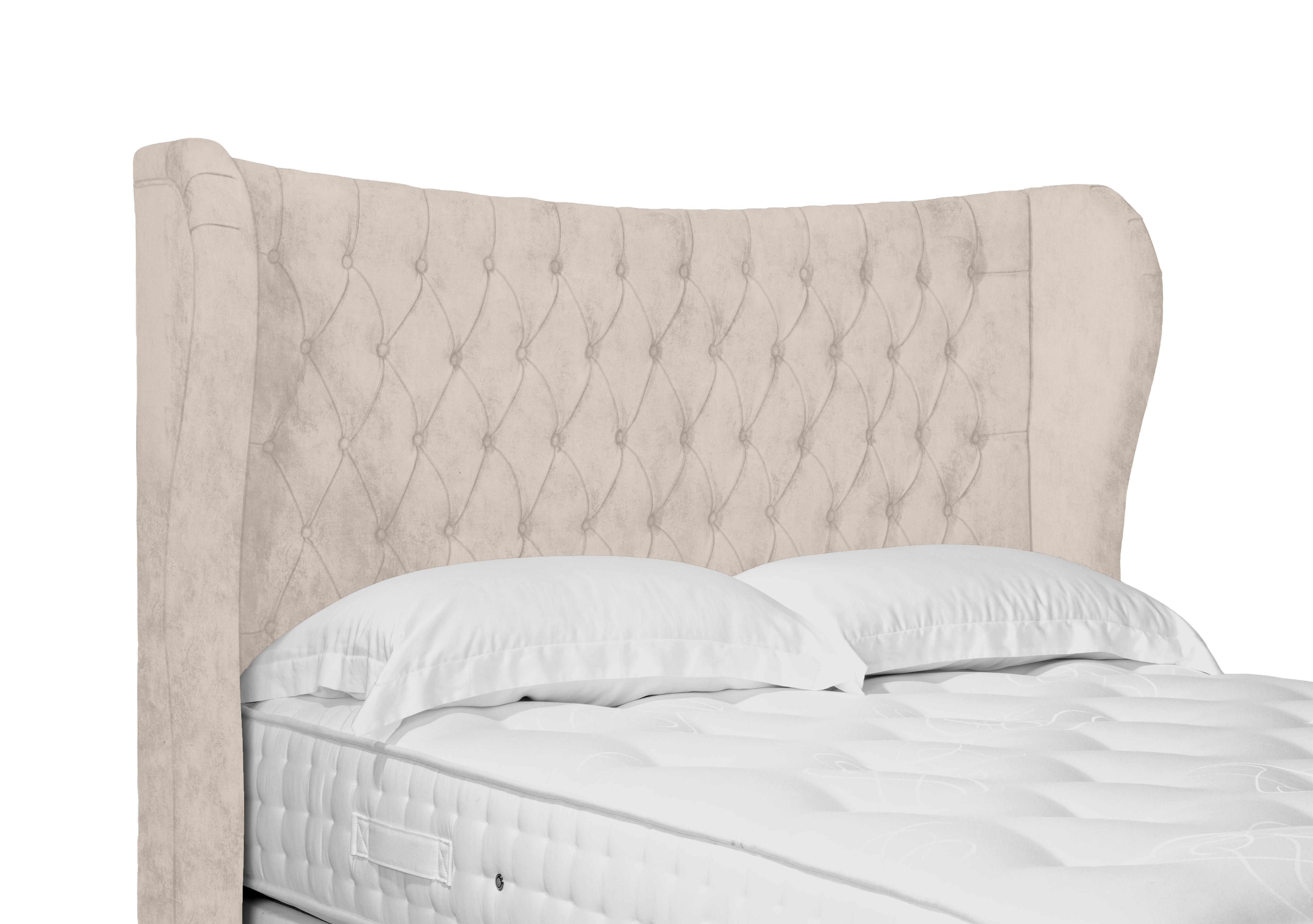 Camber High Floor Standing Headboard in 901 Sandstone Pearl on Furniture Village