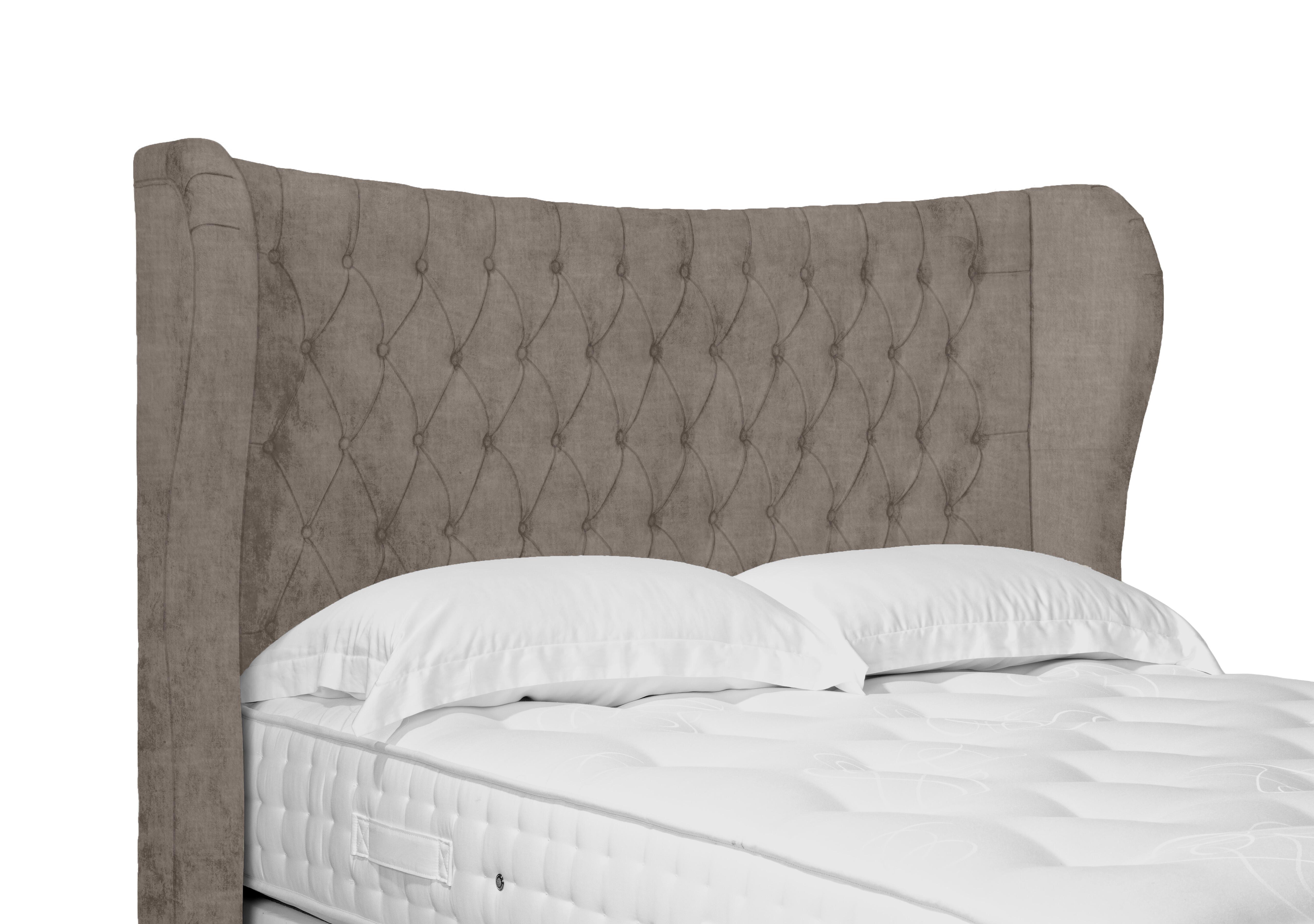 Camber High Floor Standing Headboard in 904 Warm Onyx on Furniture Village