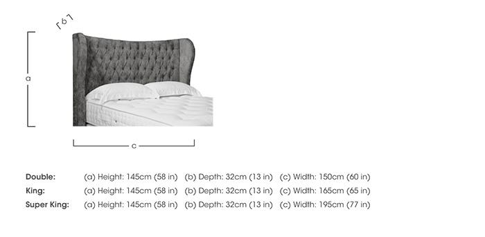 Camber High Floor Standing Headboard in  on Furniture Village