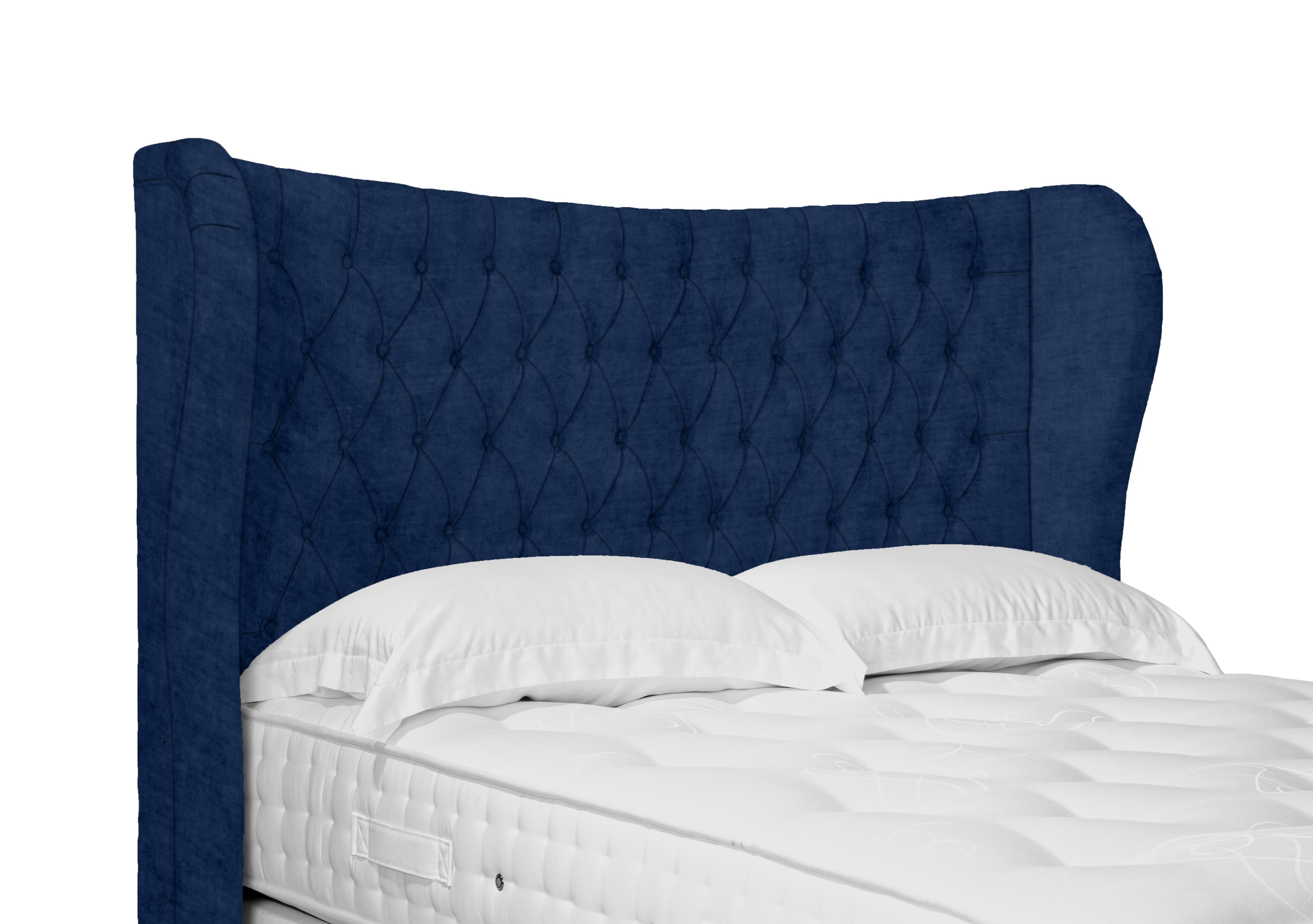 Artisan Collection Camber High Floor Standing Headboard in Aston Navy on Furniture Village