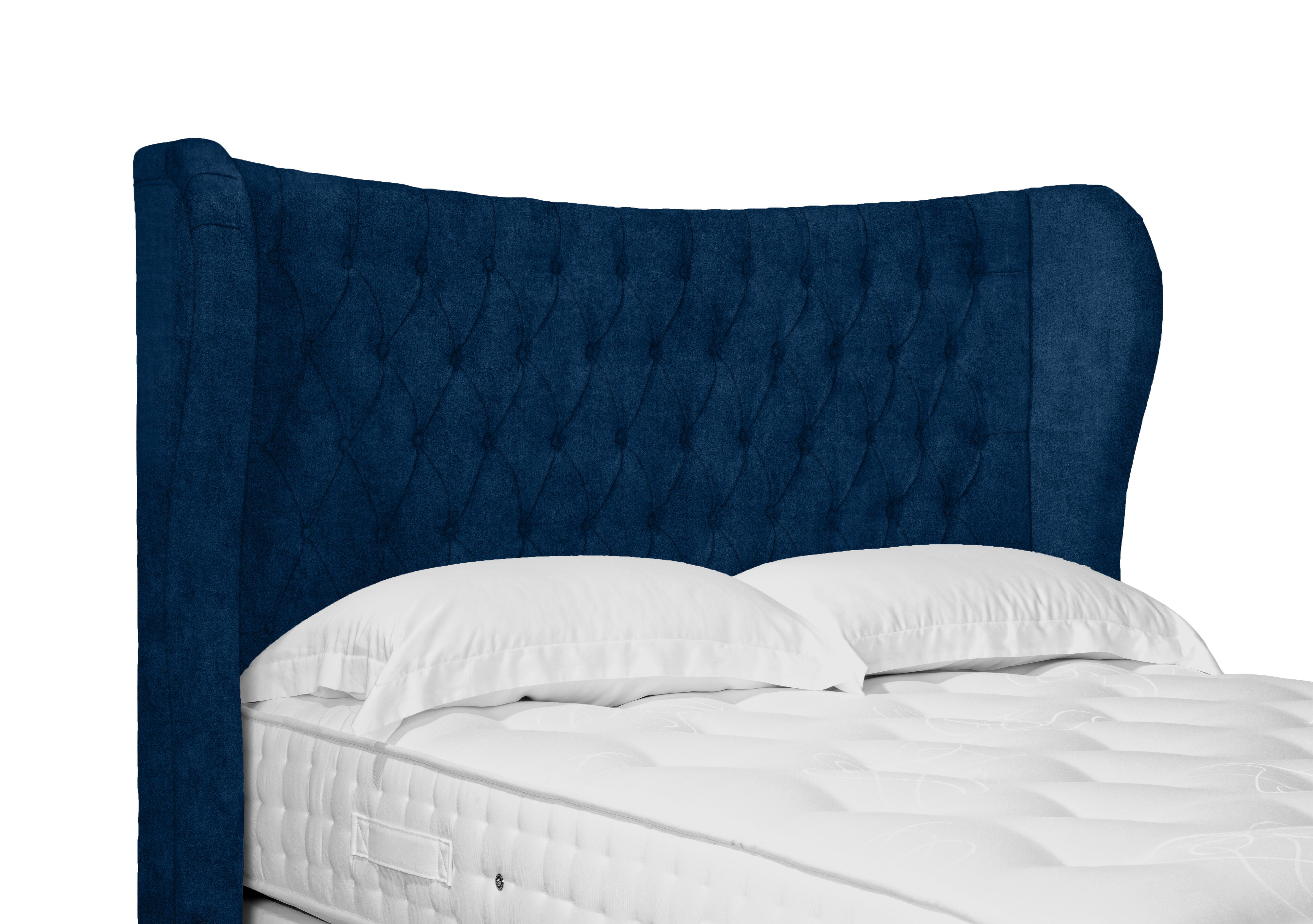 Artisan Collection Camber High Floor Standing Headboard in Plain Sapphire on Furniture Village