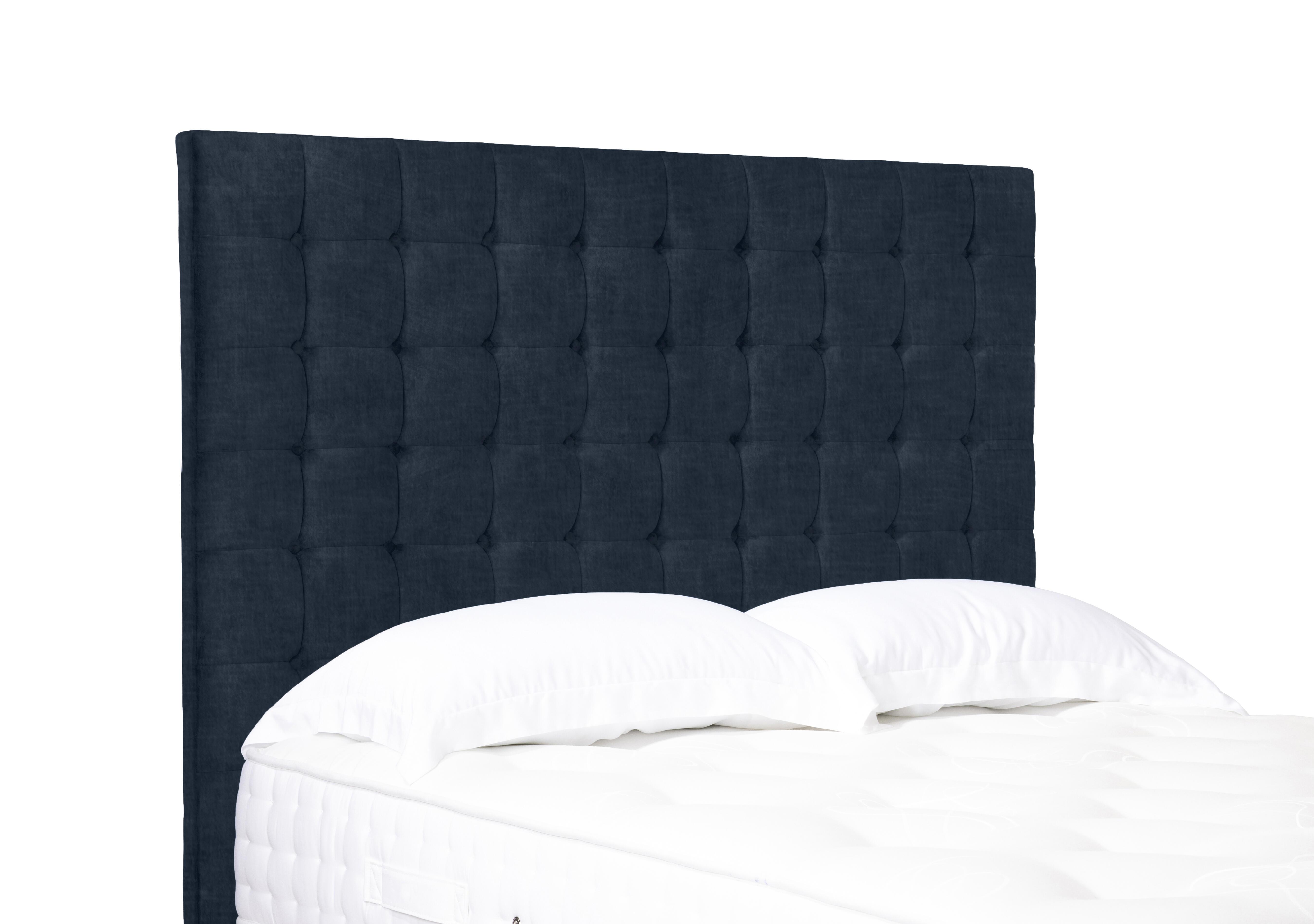 Artisan Collection Dot High Floor Standing Headboard in 600 Granite Blue on Furniture Village