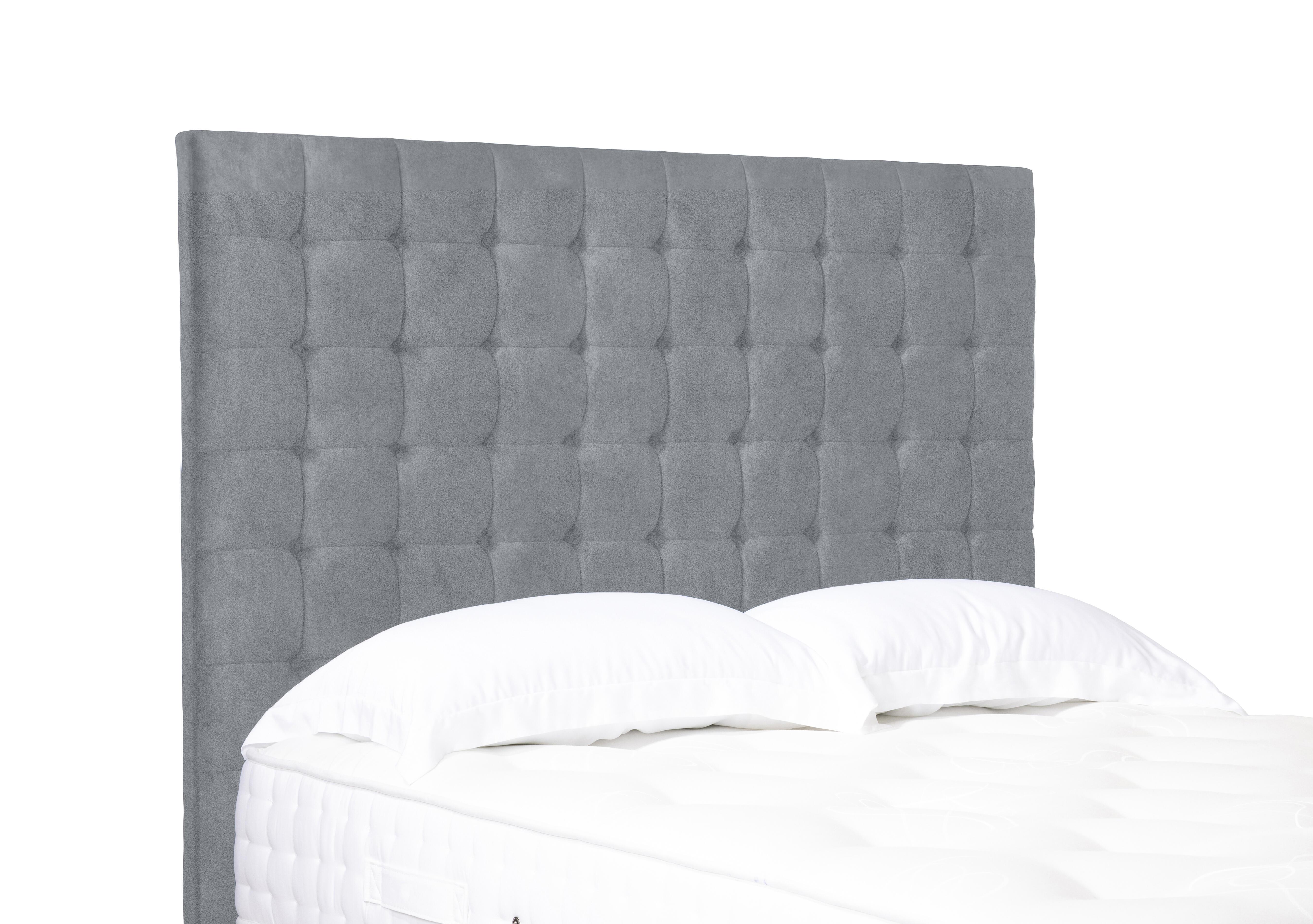 Artisan Collection Dot High Floor Standing Headboard in 806 Simply Zinc on Furniture Village
