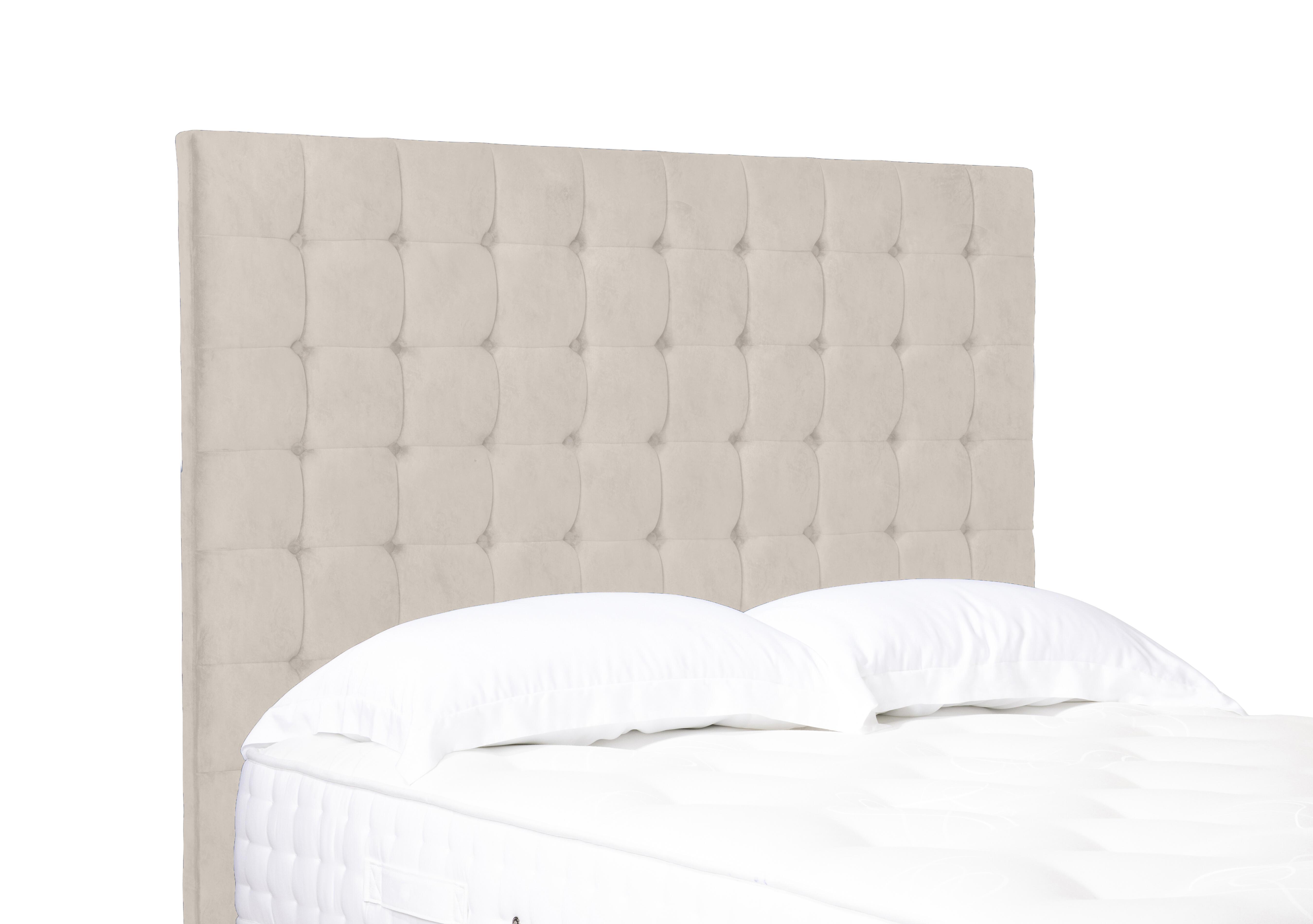Artisan Collection Dot High Floor Standing Headboard in 901 Sandstone Pearl on Furniture Village