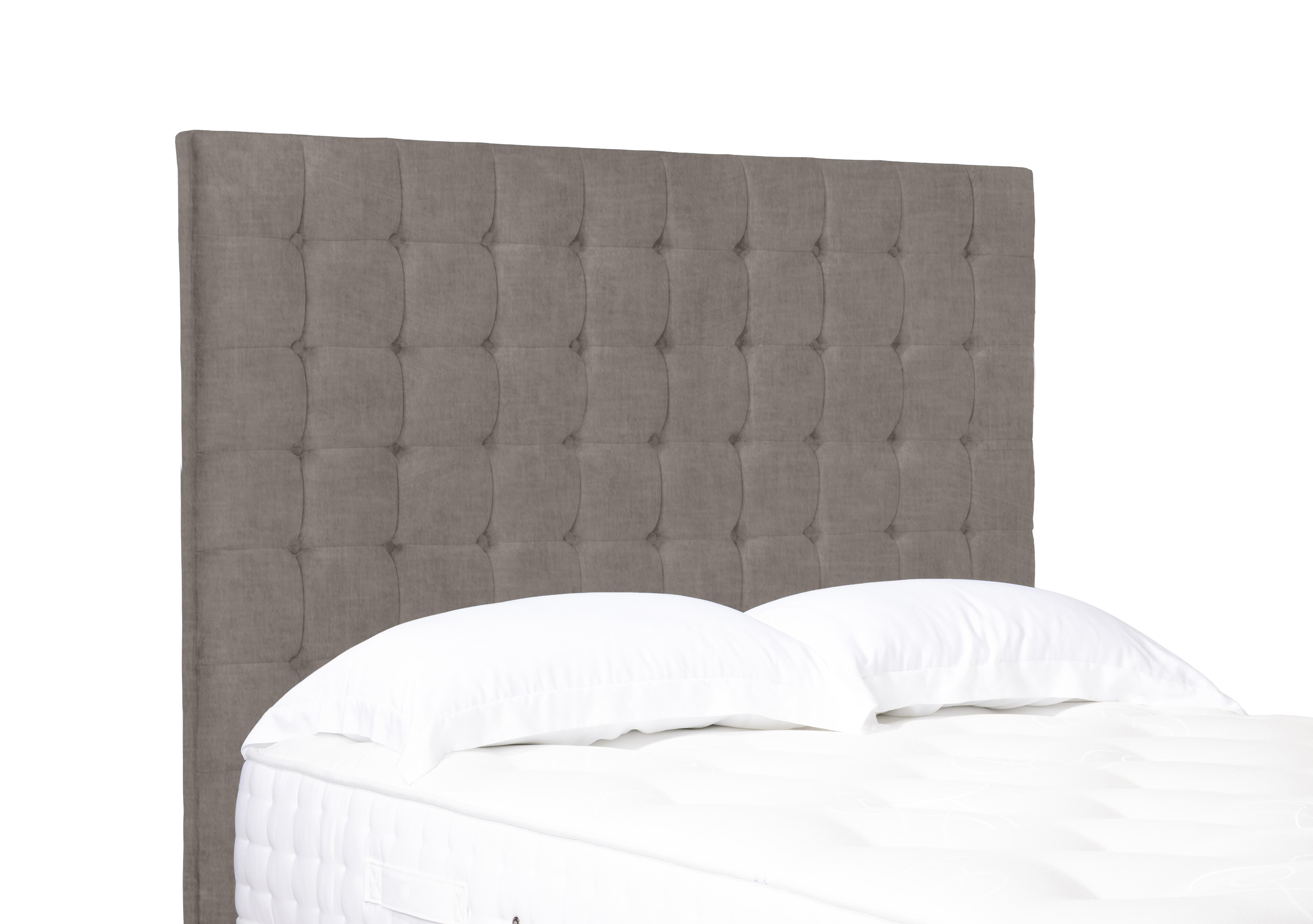 Artisan Collection Dot High Floor Standing Headboard in 904 Warm Onyx on Furniture Village