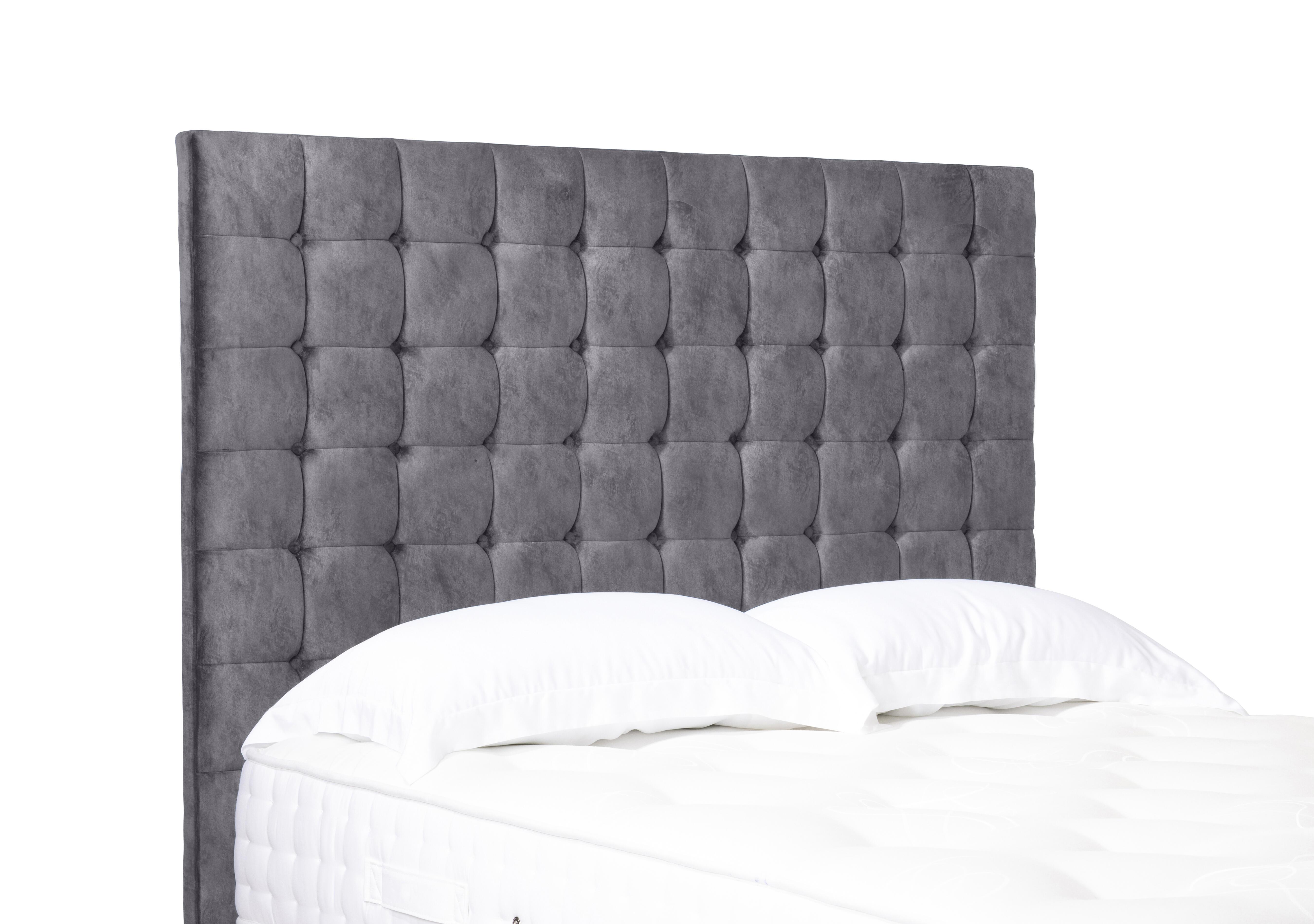 Artisan Collection Dot High Floor Standing Headboard in Daytona Grey on Furniture Village