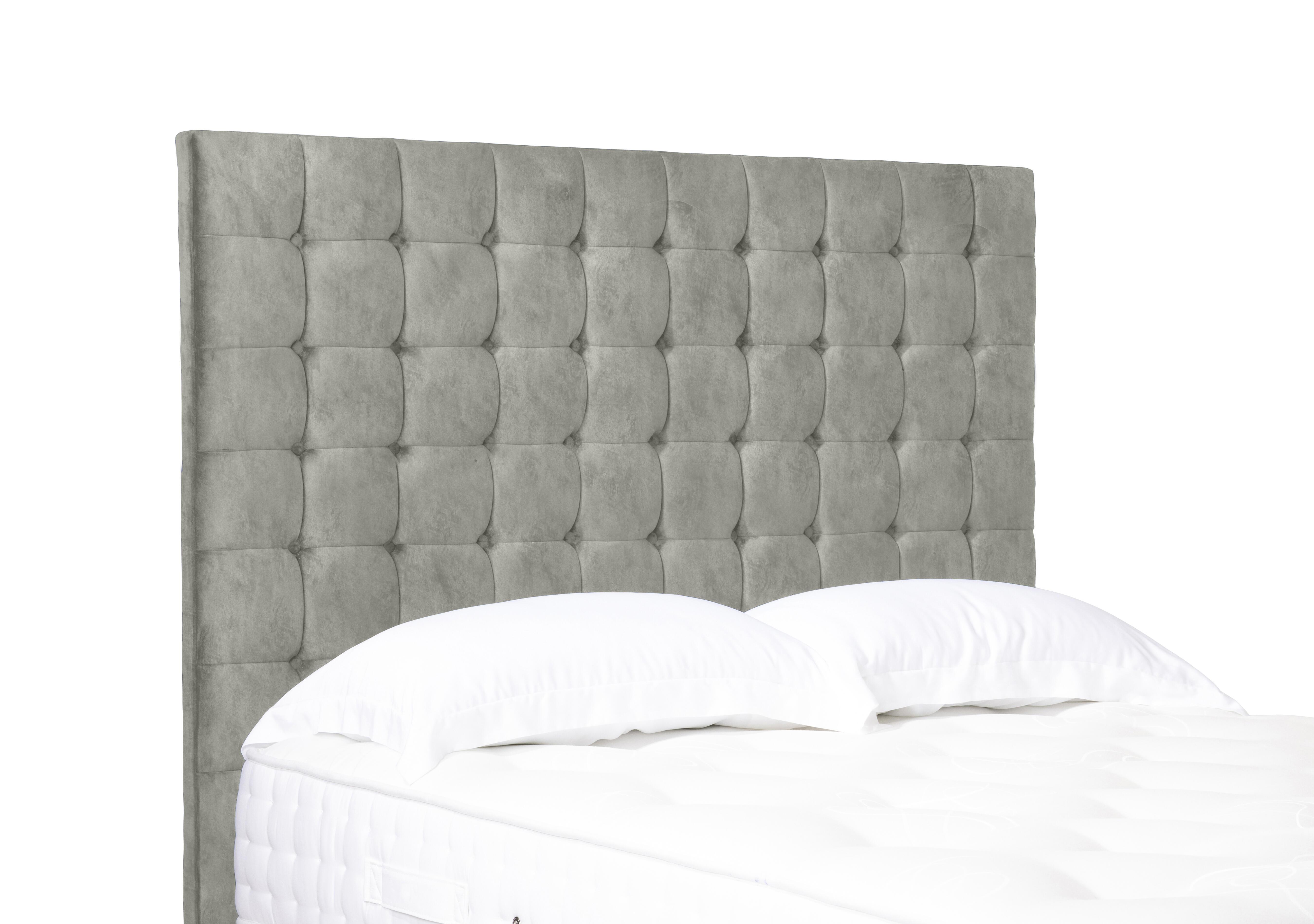 Artisan Collection Dot High Floor Standing Headboard in Daytona Stone on Furniture Village