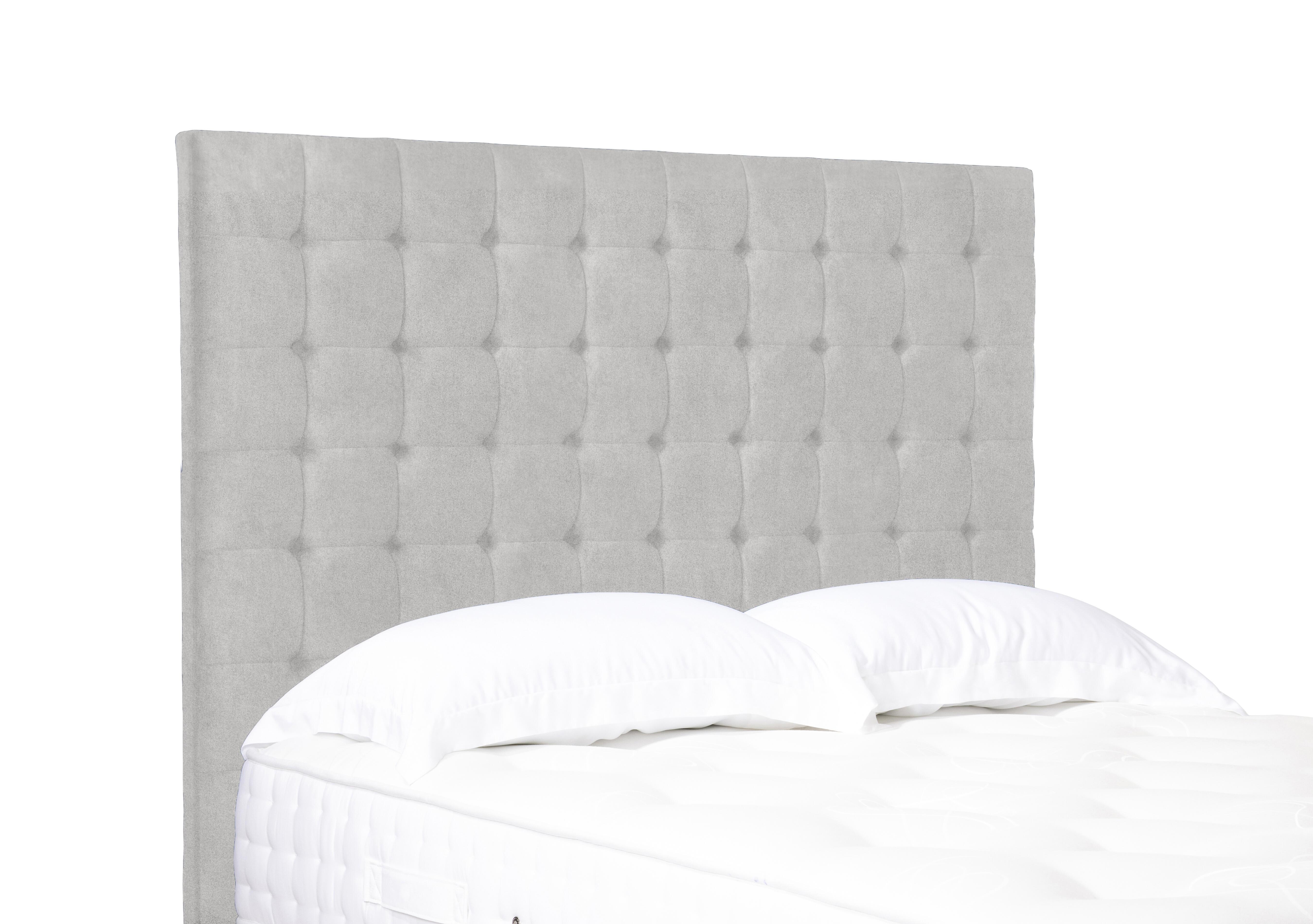 Artisan Collection Dot High Floor Standing Headboard in Plain Opal on Furniture Village