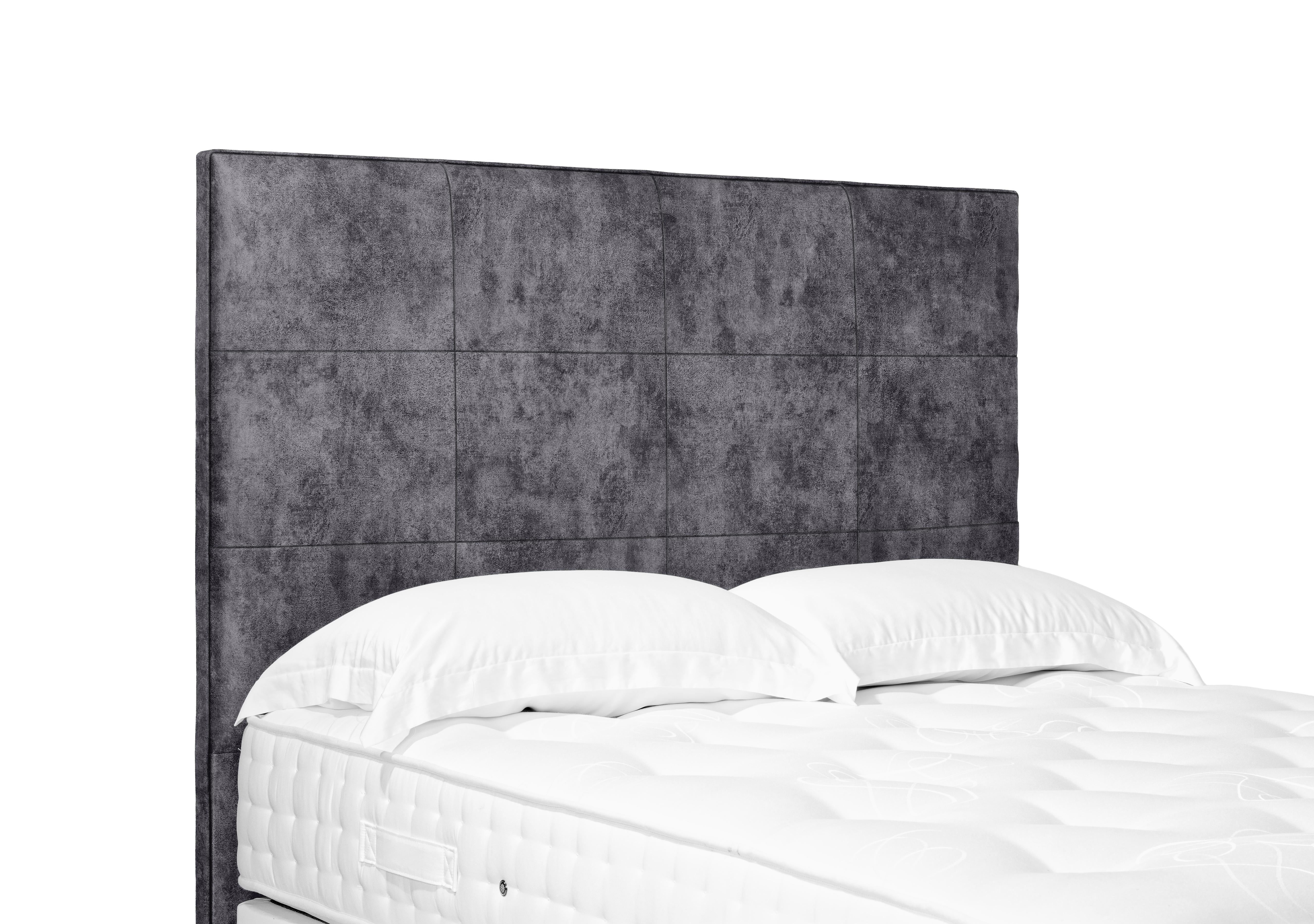 Artisan Collection Elwood High Floor Standing Headboard in Daytona Grey on Furniture Village
