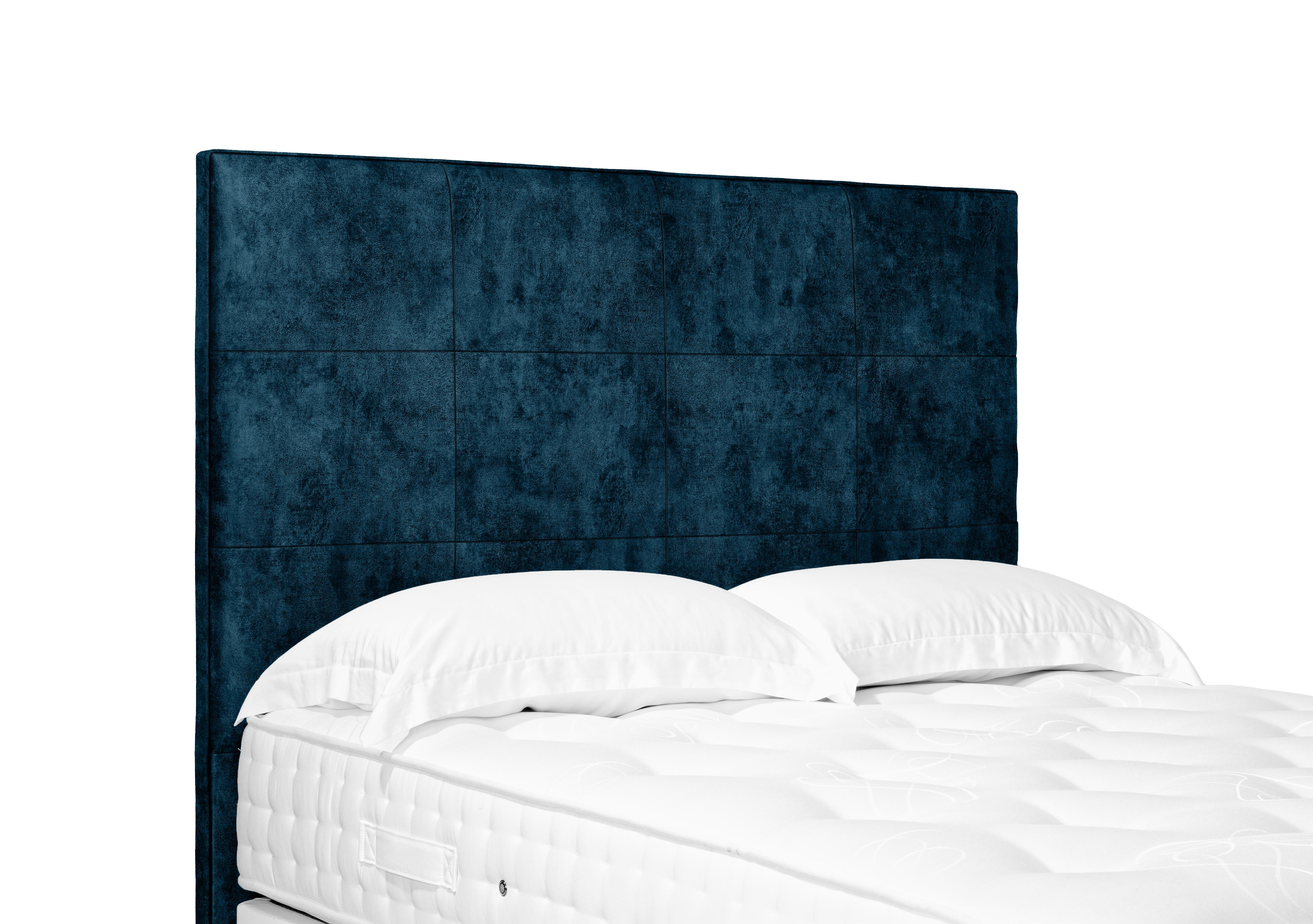 Elwood High Floor Standing Headboard in Daytona Ocean on Furniture Village