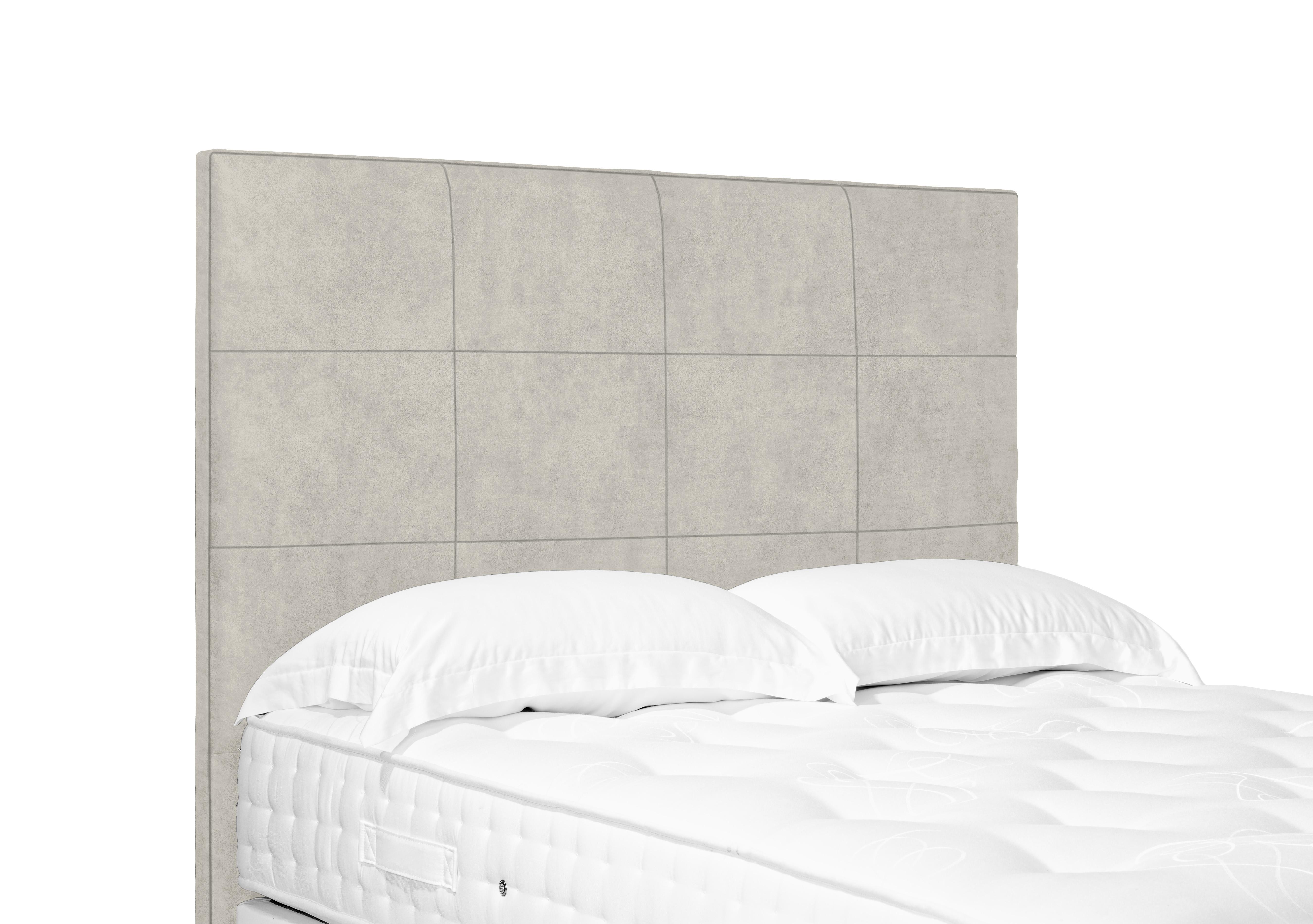 Artisan Collection Elwood High Floor Standing Headboard in Plush Ecru on Furniture Village