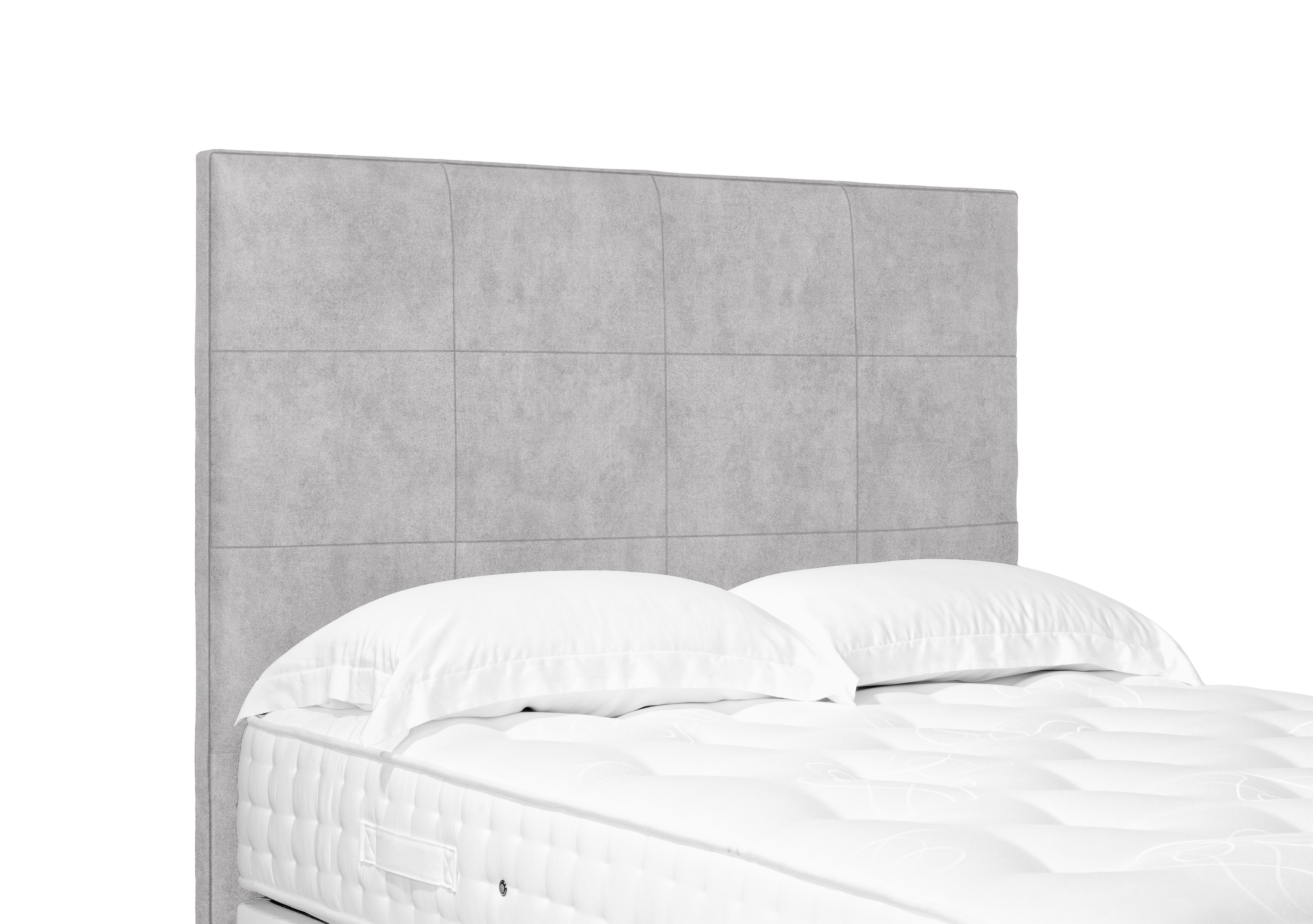 Artisan Collection Elwood High Floor Standing Headboard in Queens Pebble on Furniture Village