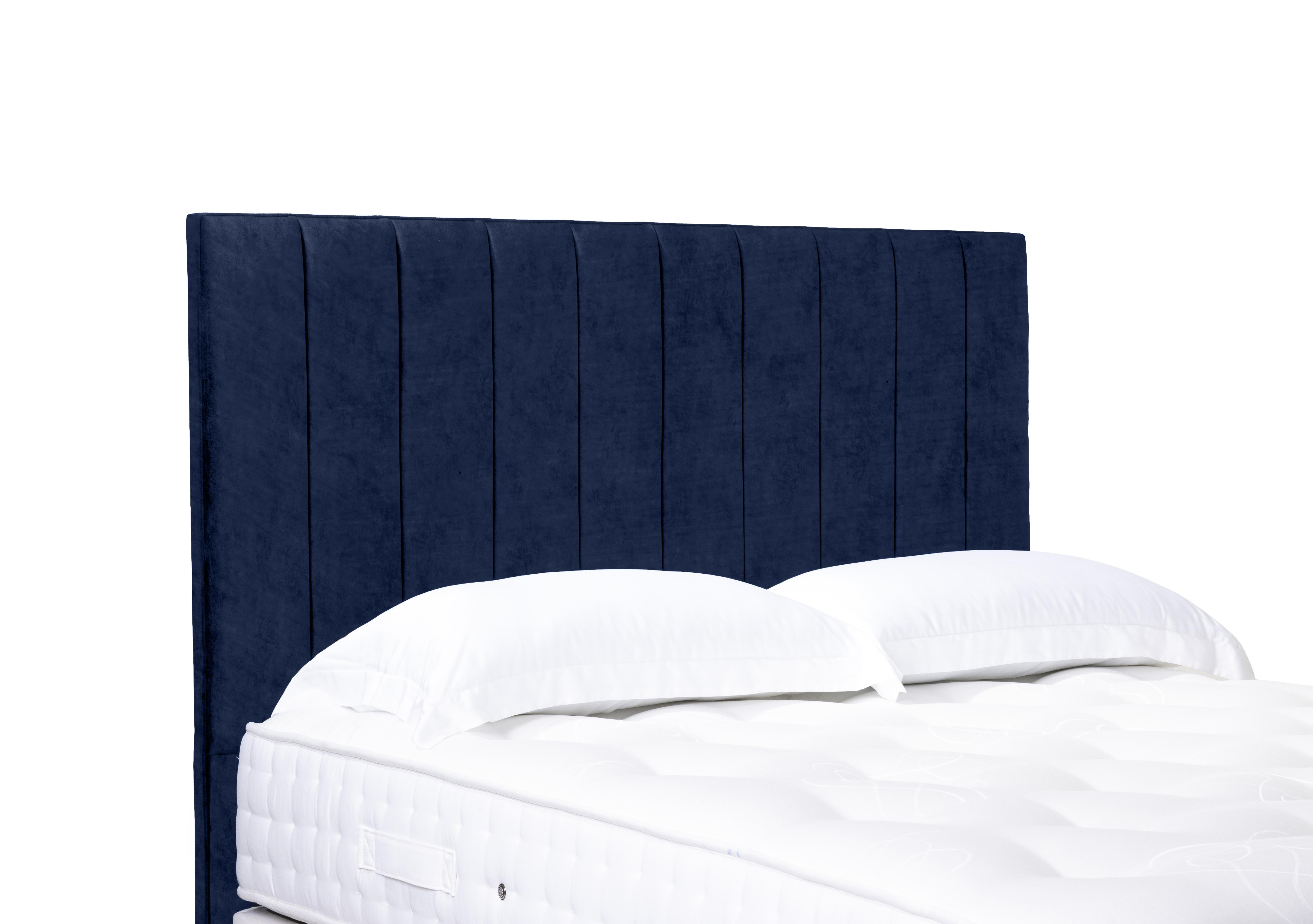 Artisan Collection Elyse High Floor Standing Headboard in Aston Navy on Furniture Village