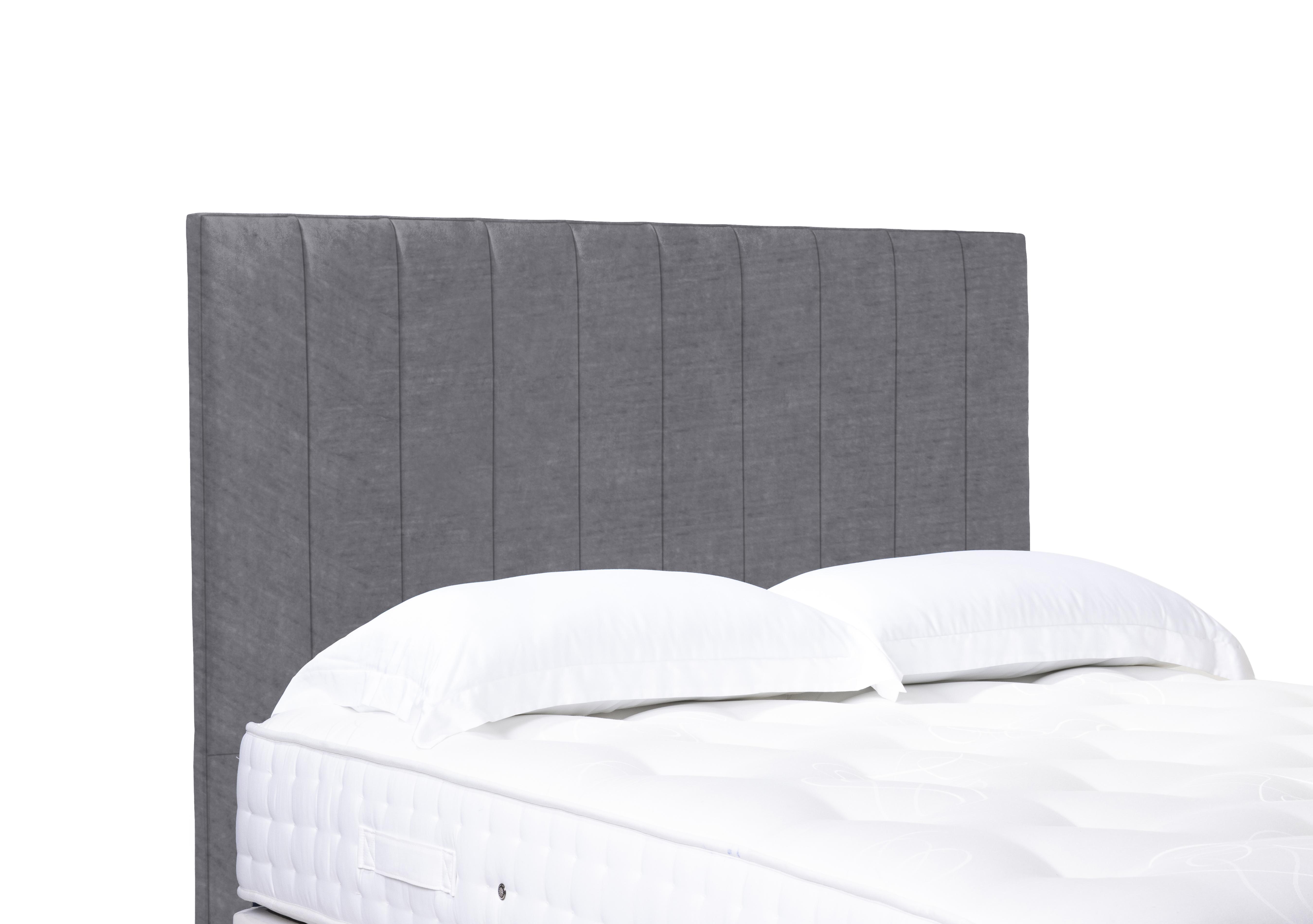 Artisan Collection Elyse High Floor Standing Headboard in Aston Steel on Furniture Village