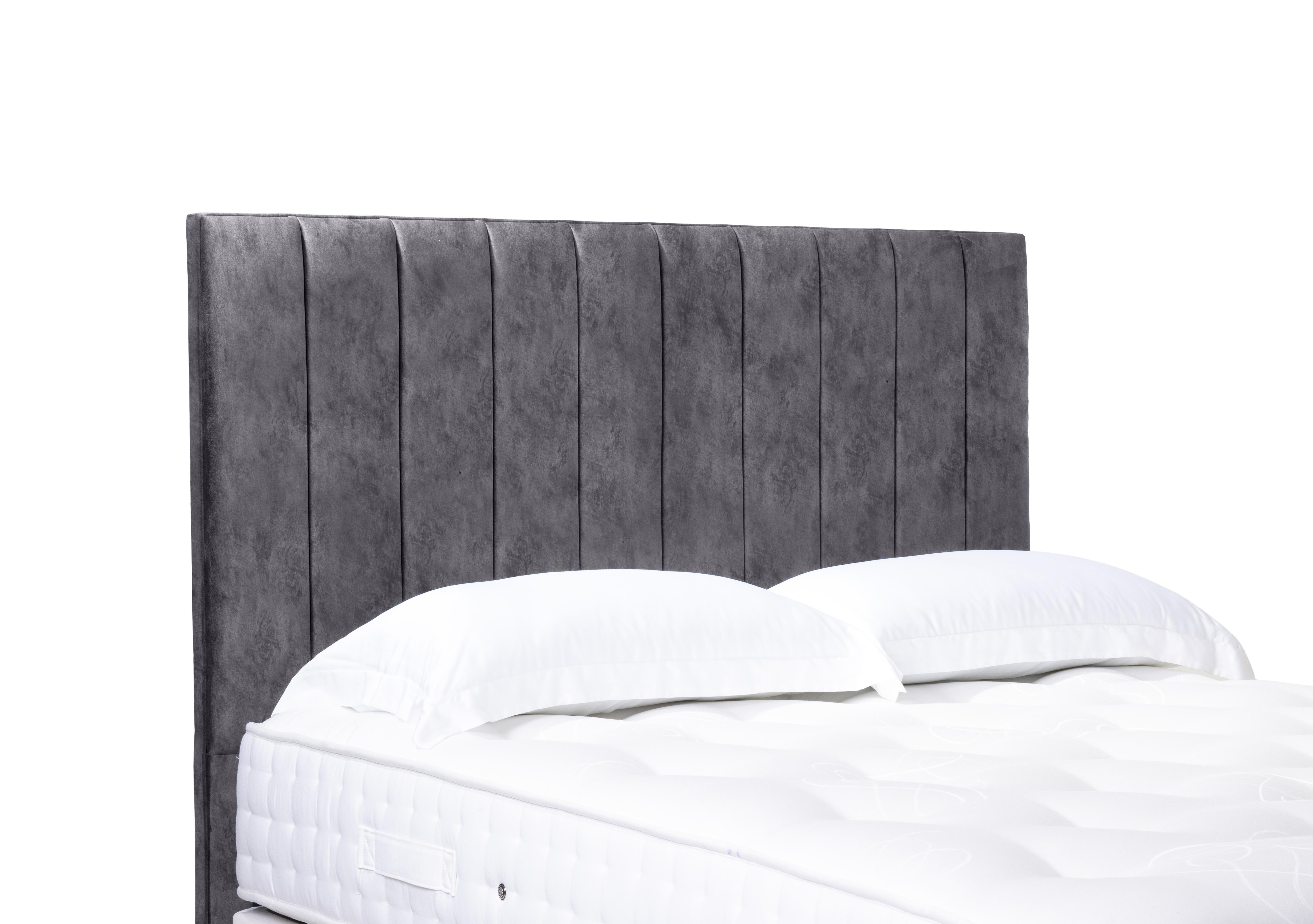 Artisan Collection Elyse High Floor Standing Headboard in Daytona Grey on Furniture Village