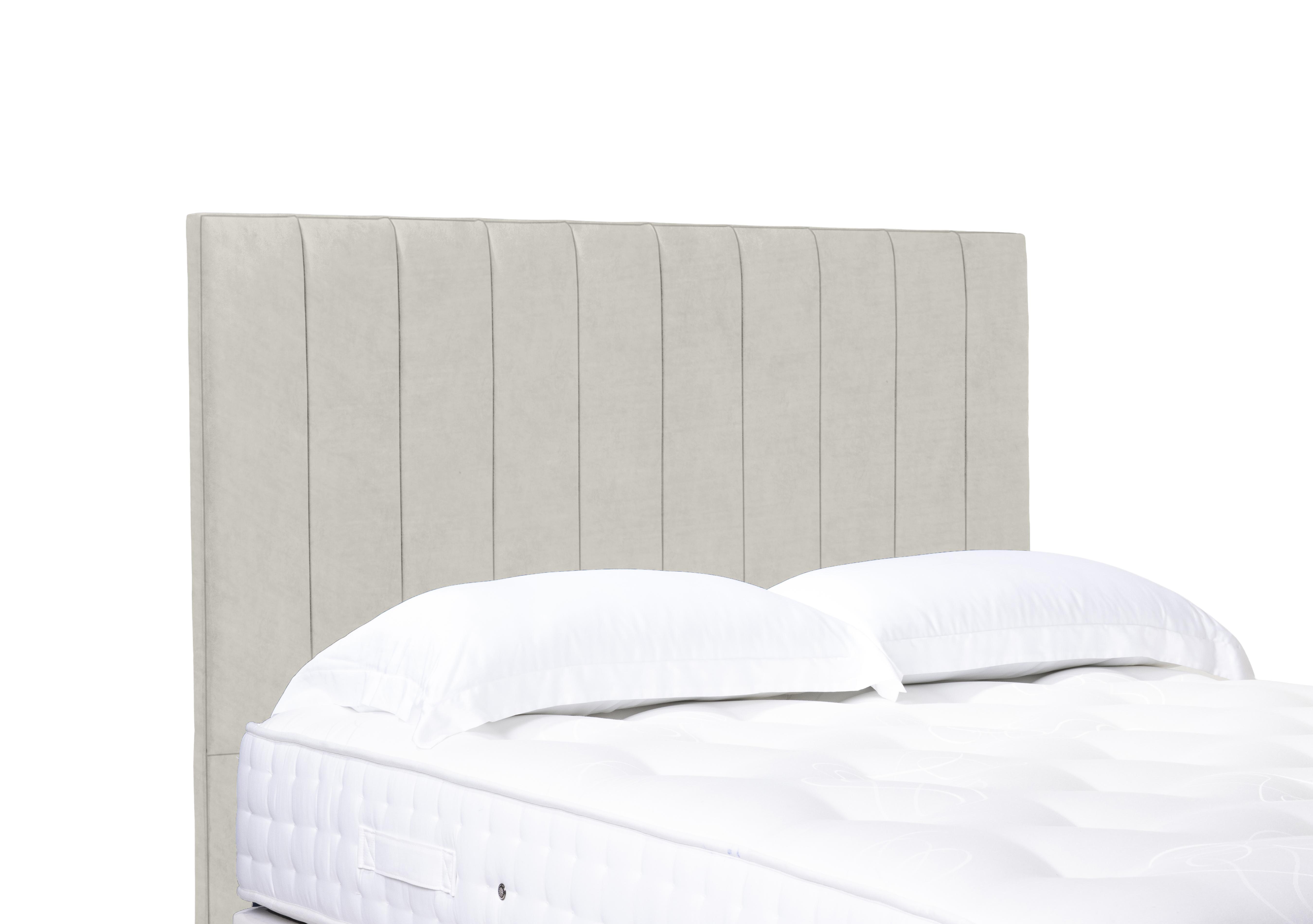 Artisan Collection Elyse High Floor Standing Headboard in Plush Ecru on Furniture Village
