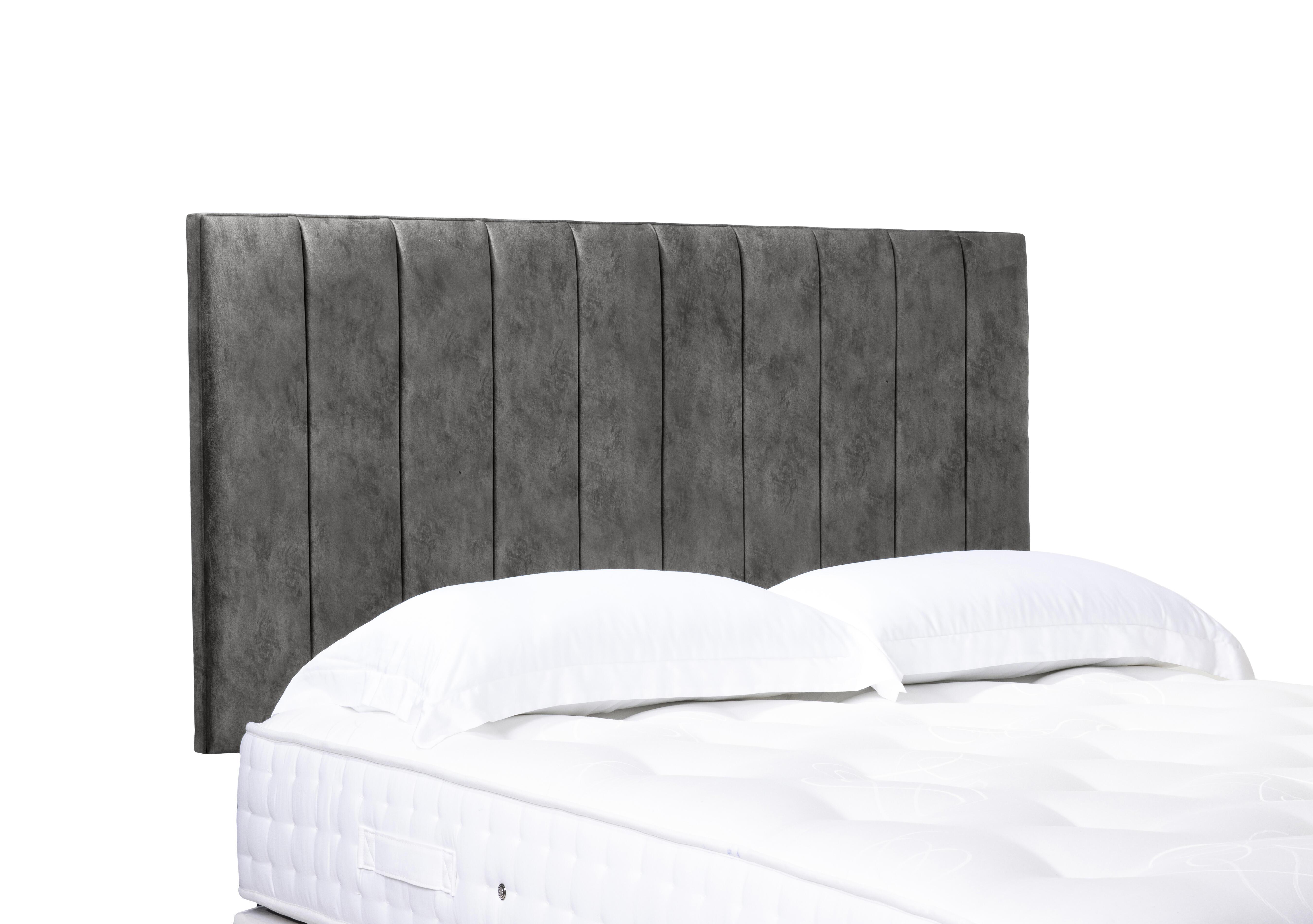 Artisan Collection Elyse High Strutted Headboard in Daytona Pebble on Furniture Village