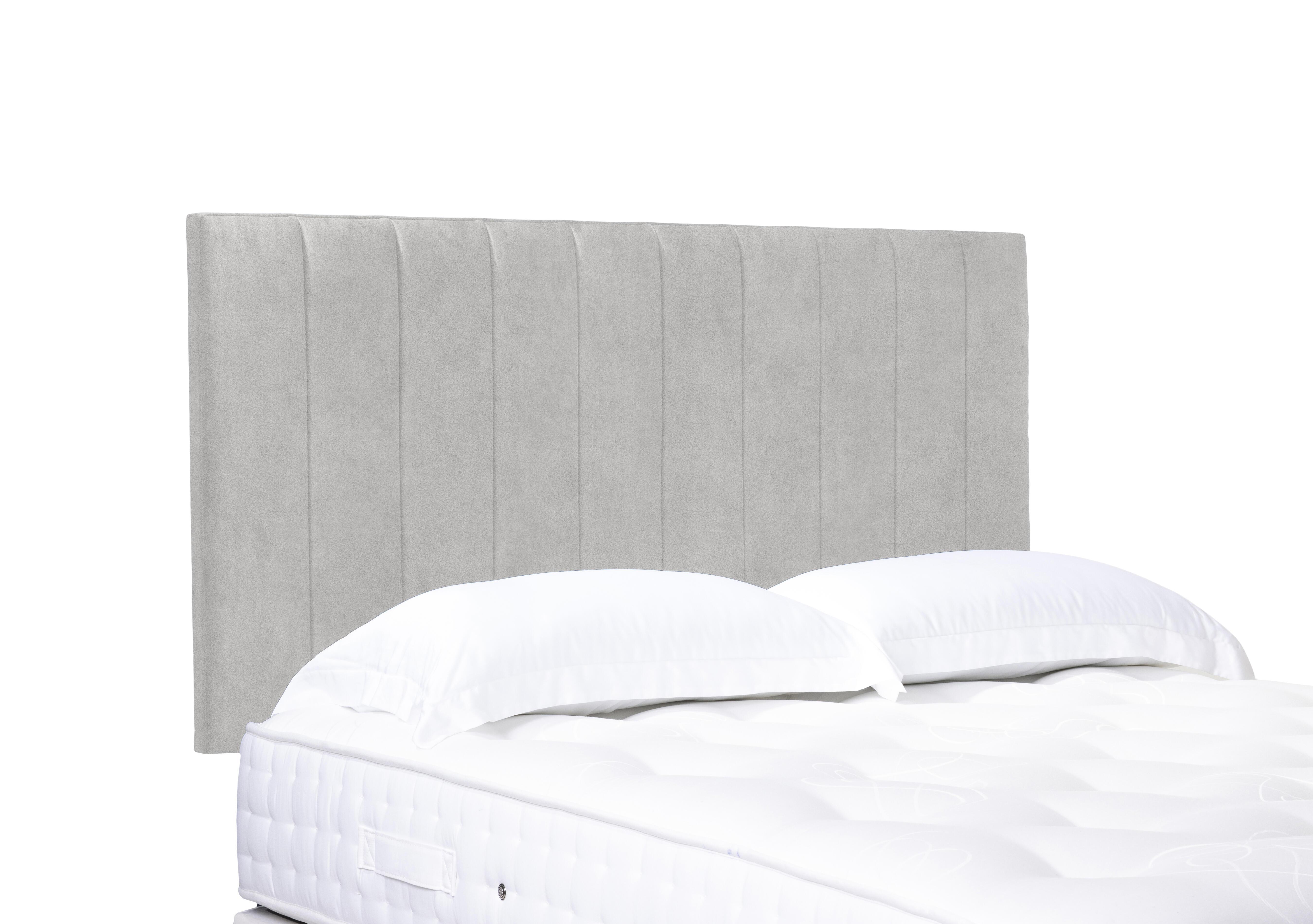 Artisan Collection Elyse High Strutted Headboard in Plain Opal on Furniture Village