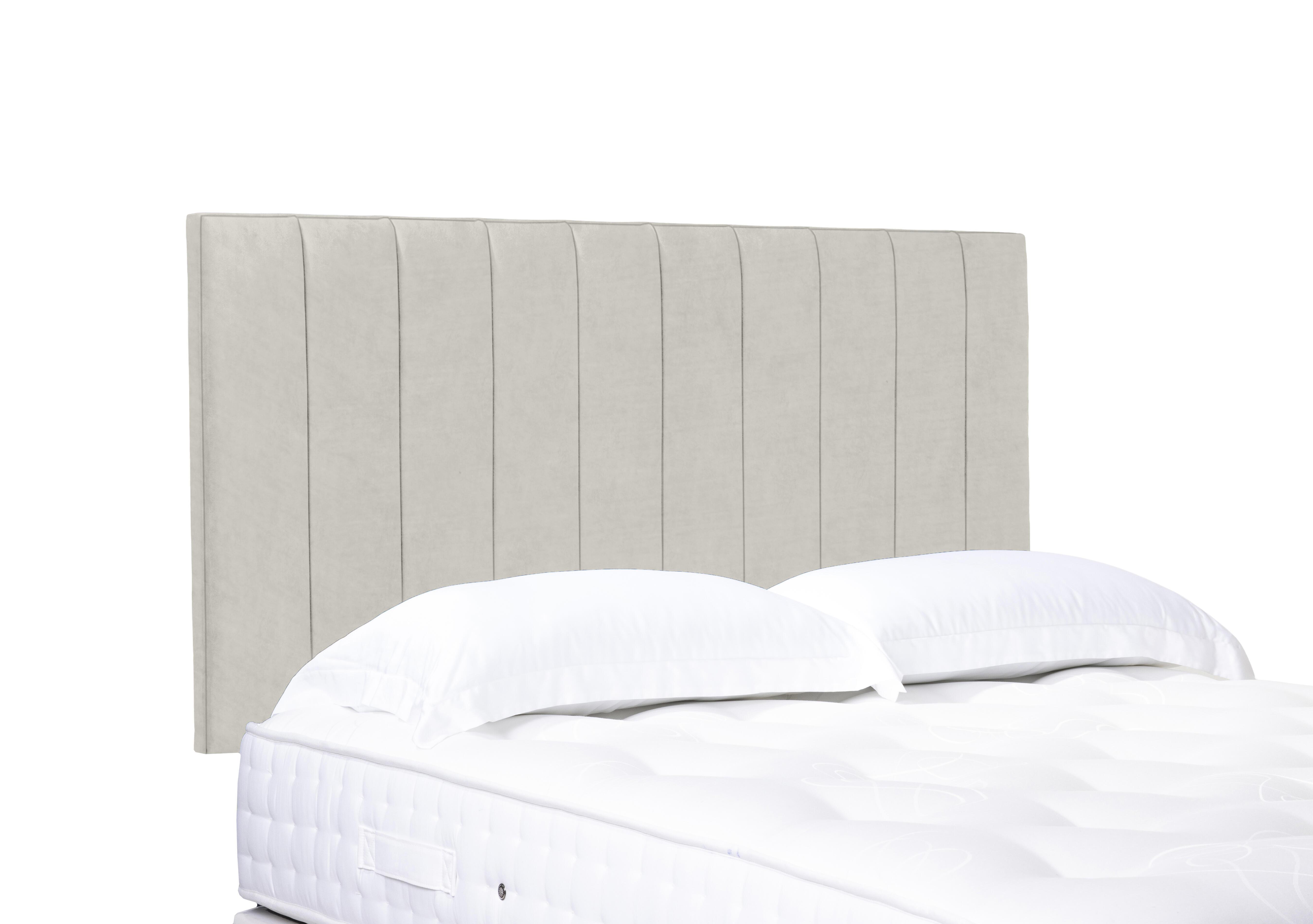 Artisan Collection Elyse High Strutted Headboard in Plush Ecru on Furniture Village