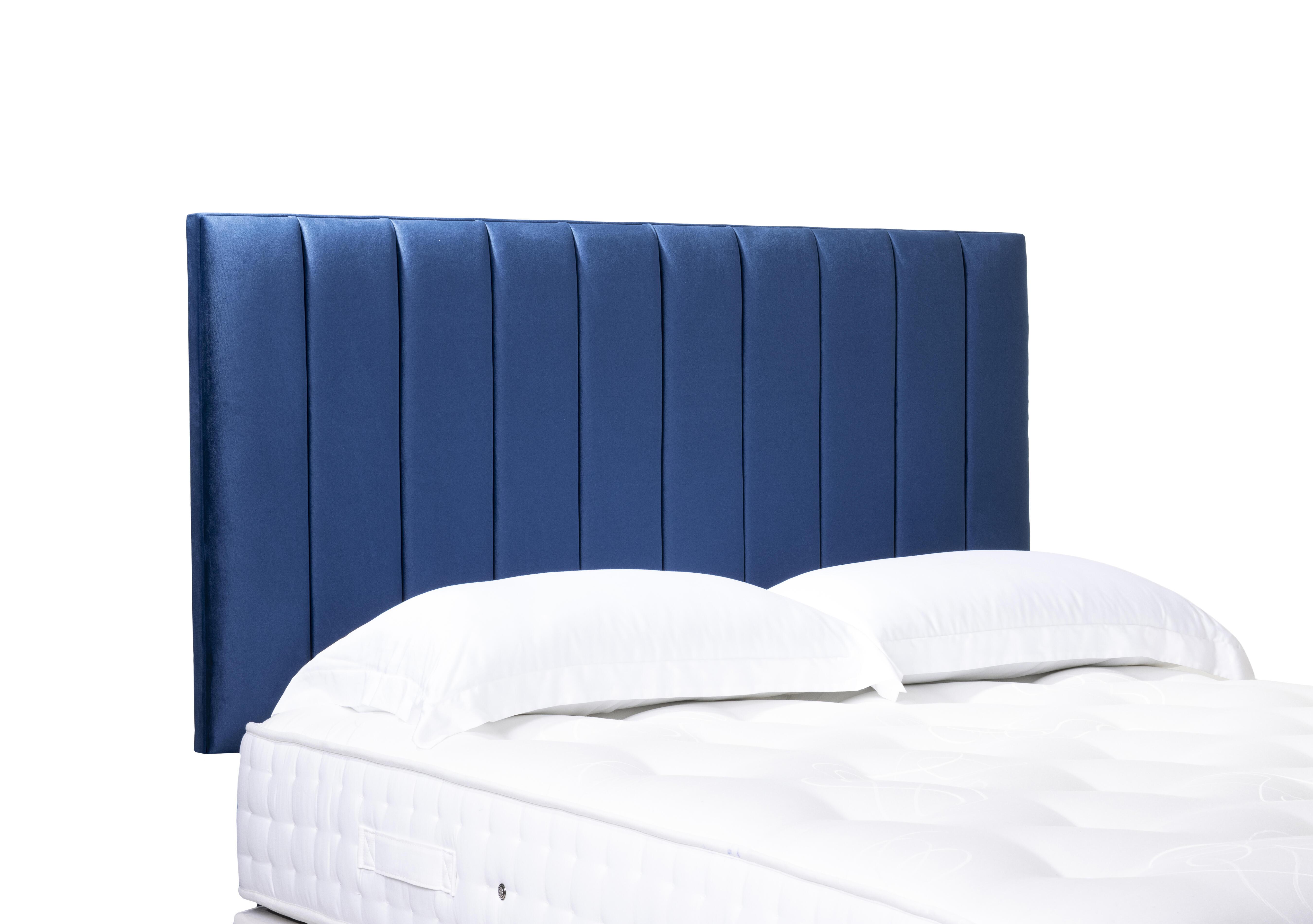 Artisan Collection Elyse High Strutted Headboard in Plush Pacific on Furniture Village
