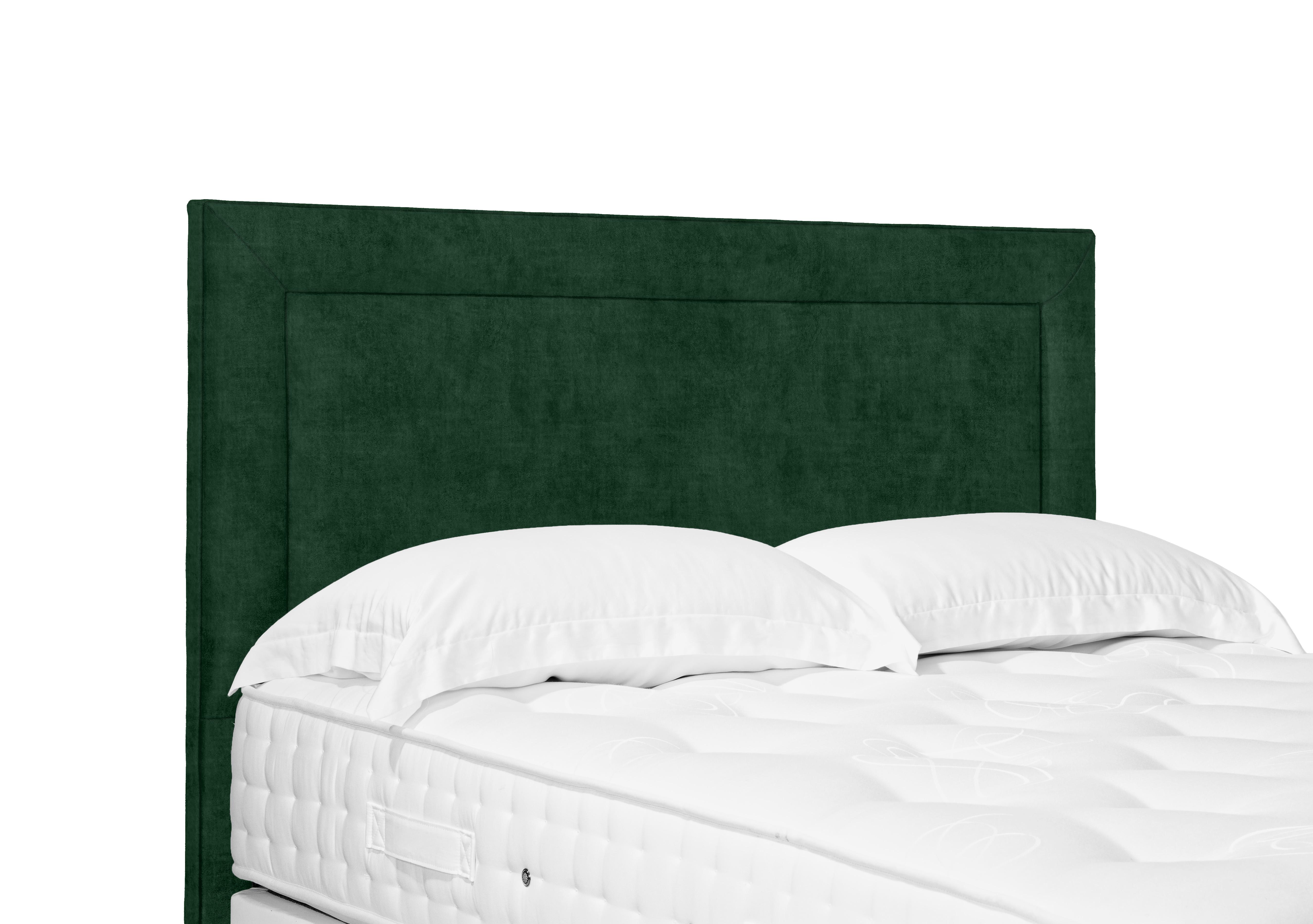 Foley Standard Floor Standing Headboard in 502 Tormaline Green on Furniture Village
