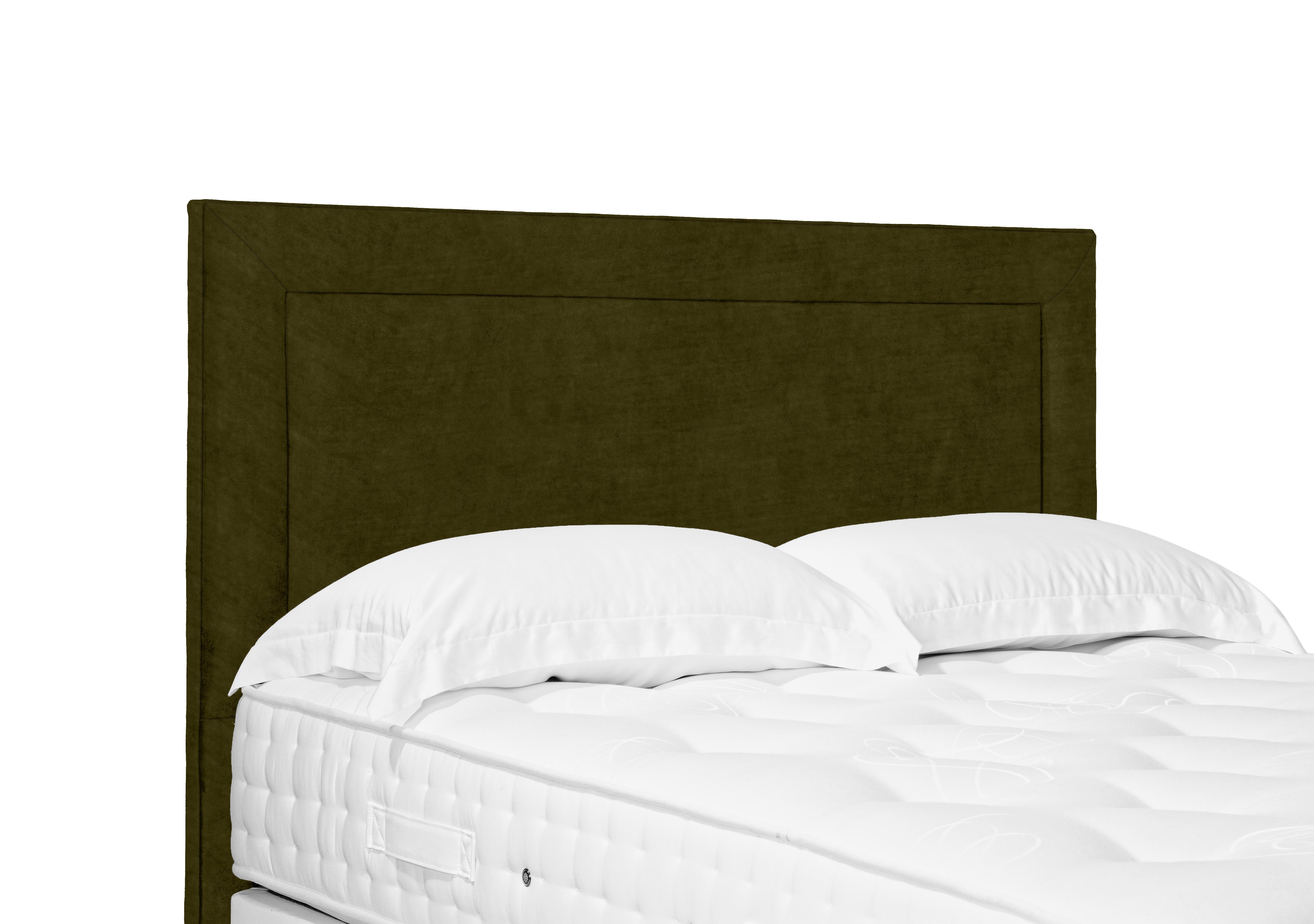 Artisan Collection Foley Standard Floor Standing Headboard in Milan Khaki on Furniture Village