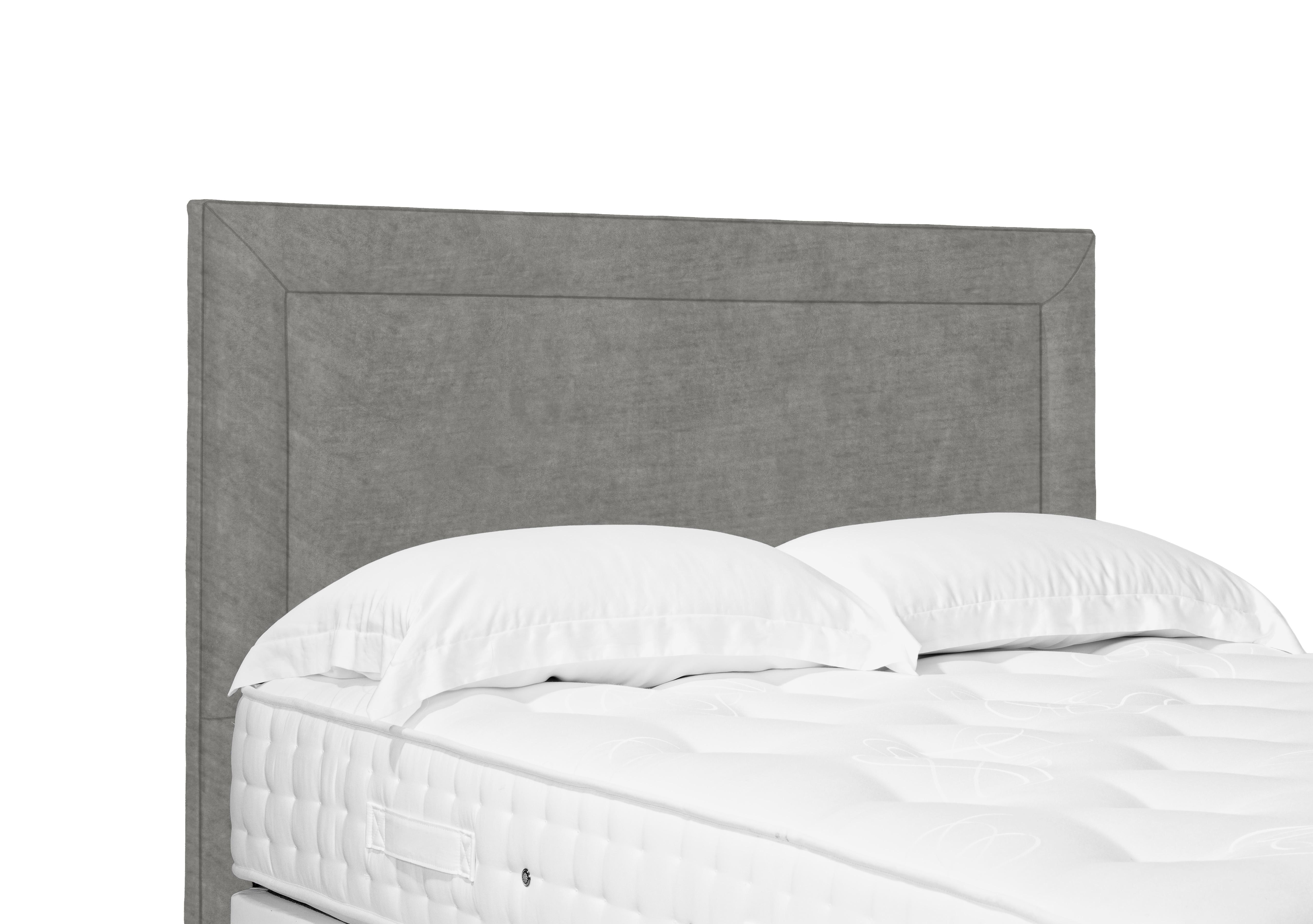 Artisan Collection Foley Standard Floor Standing Headboard in Milan Nickel on Furniture Village