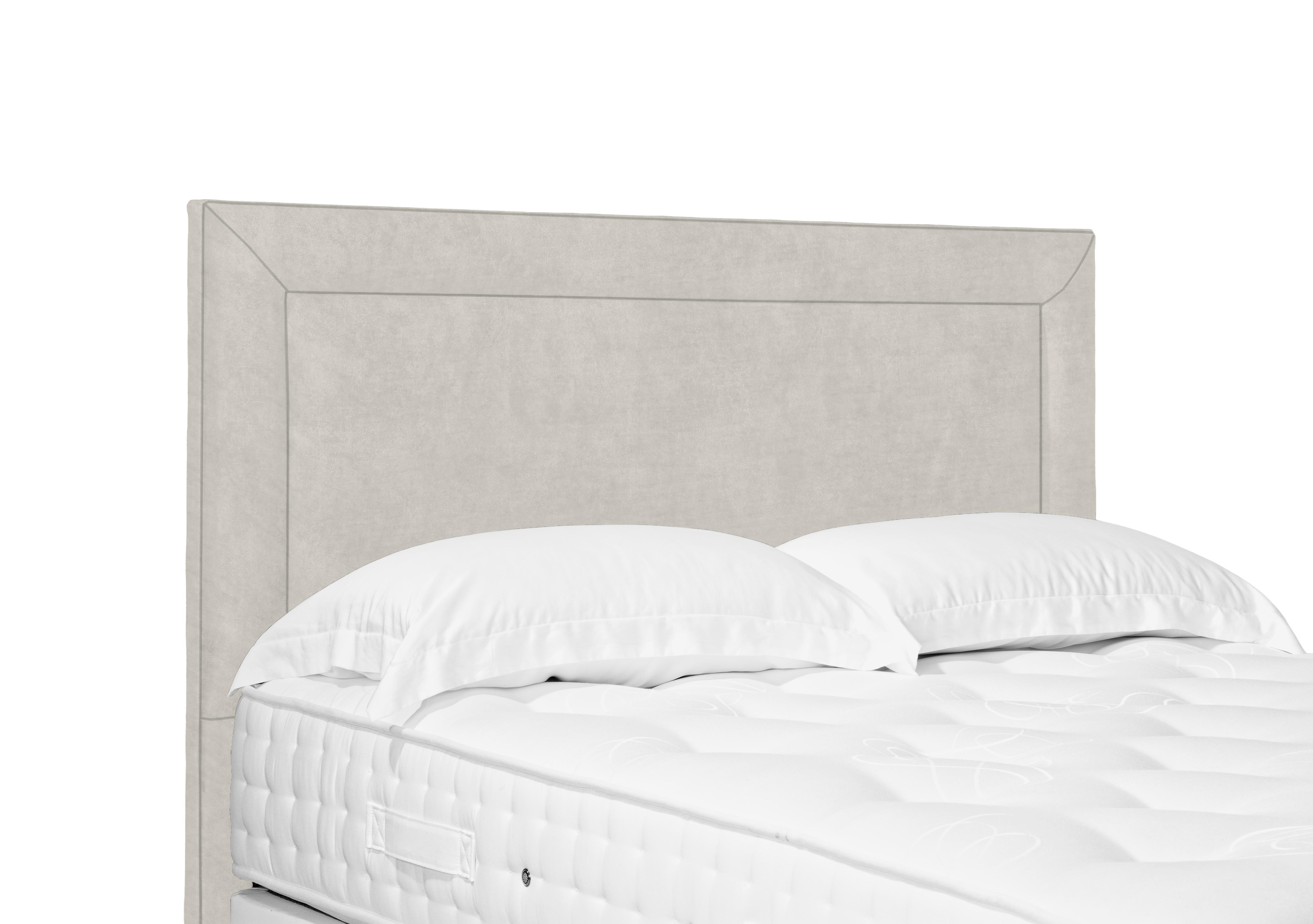 Artisan Collection Foley Standard Floor Standing Headboard in Plush Ecru on Furniture Village