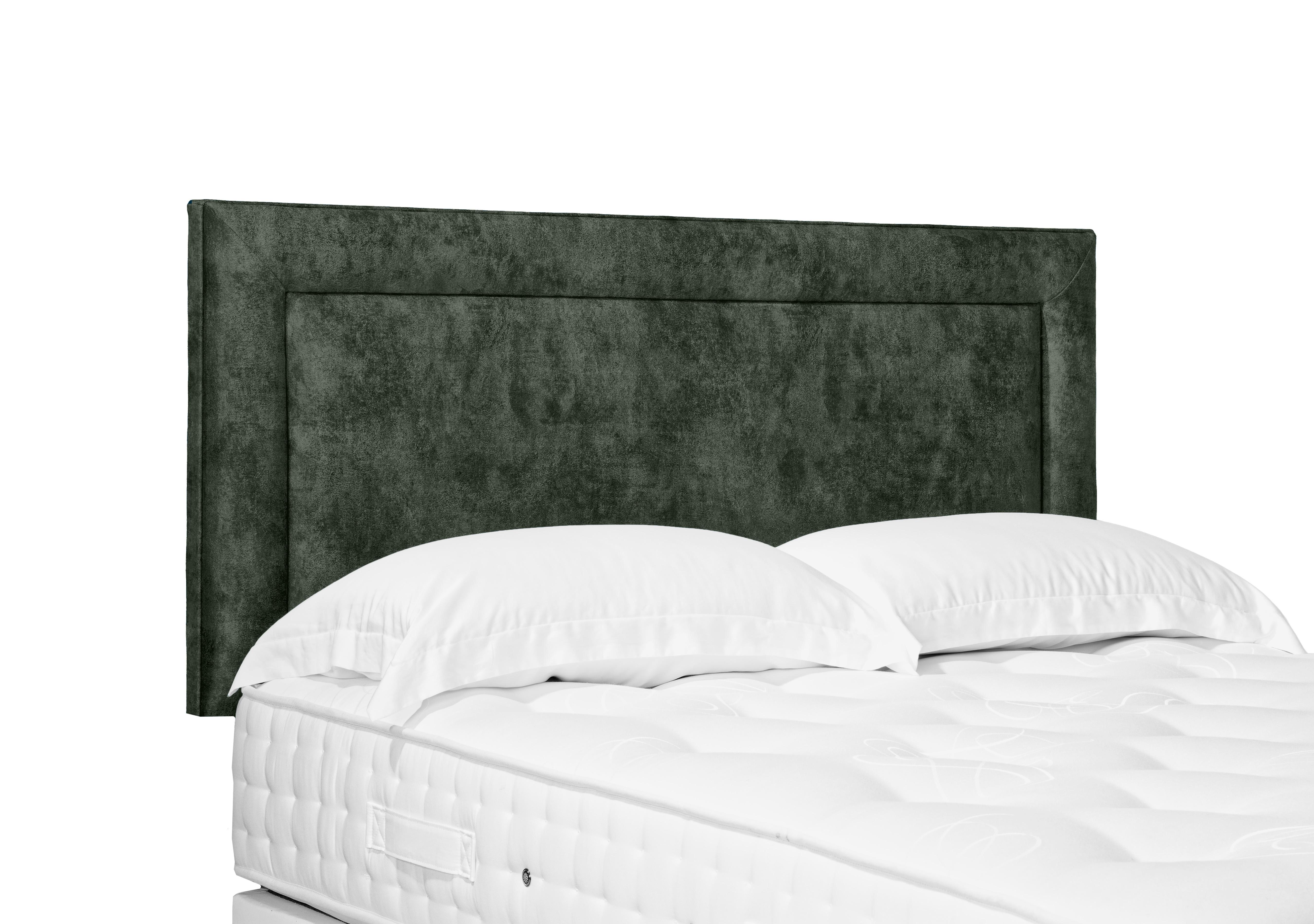 Artisan Collection Foley Standard Strutted Headboard in Daytona Moss on Furniture Village