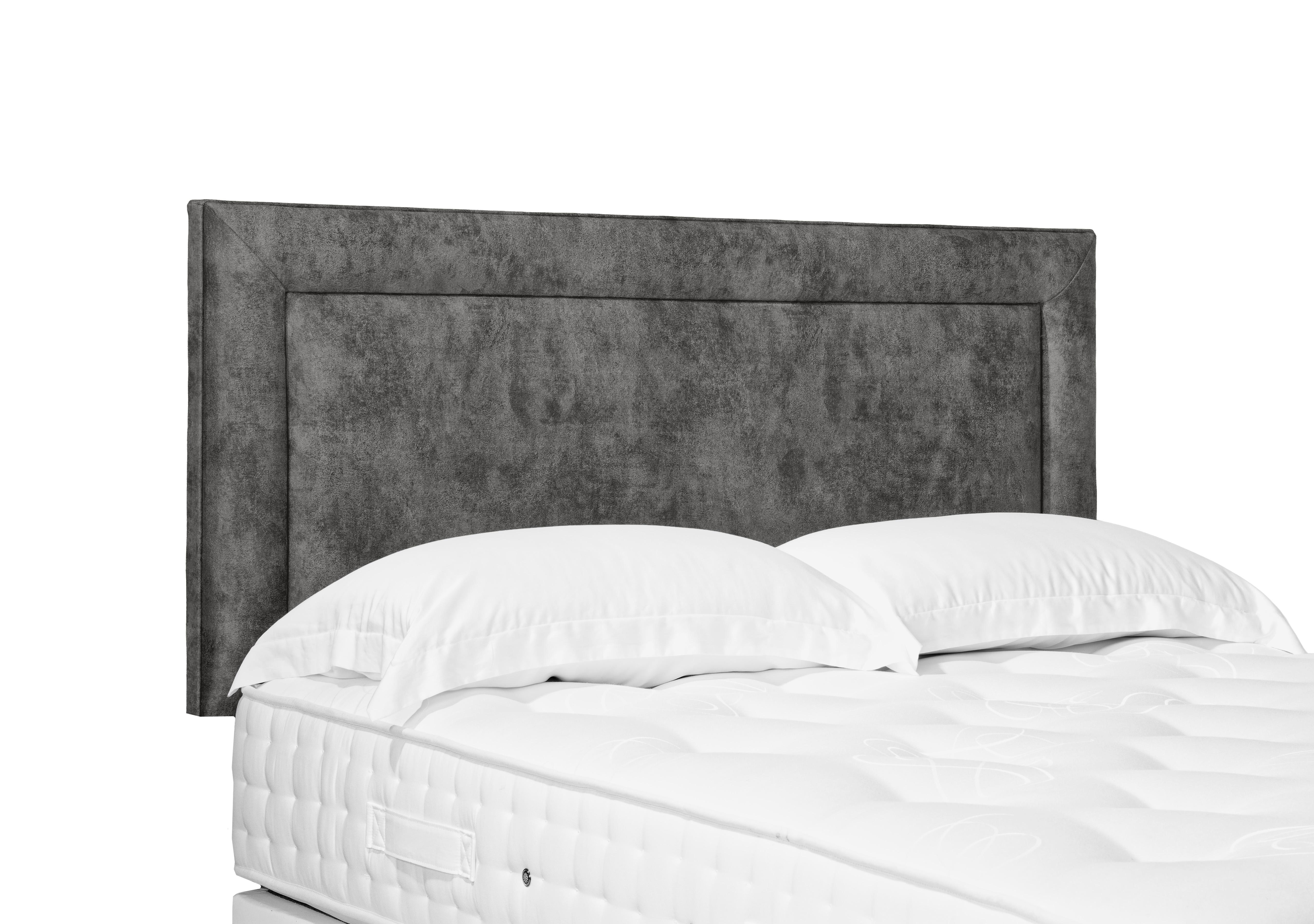 Artisan Collection Foley Standard Strutted Headboard in Daytona Pebble on Furniture Village
