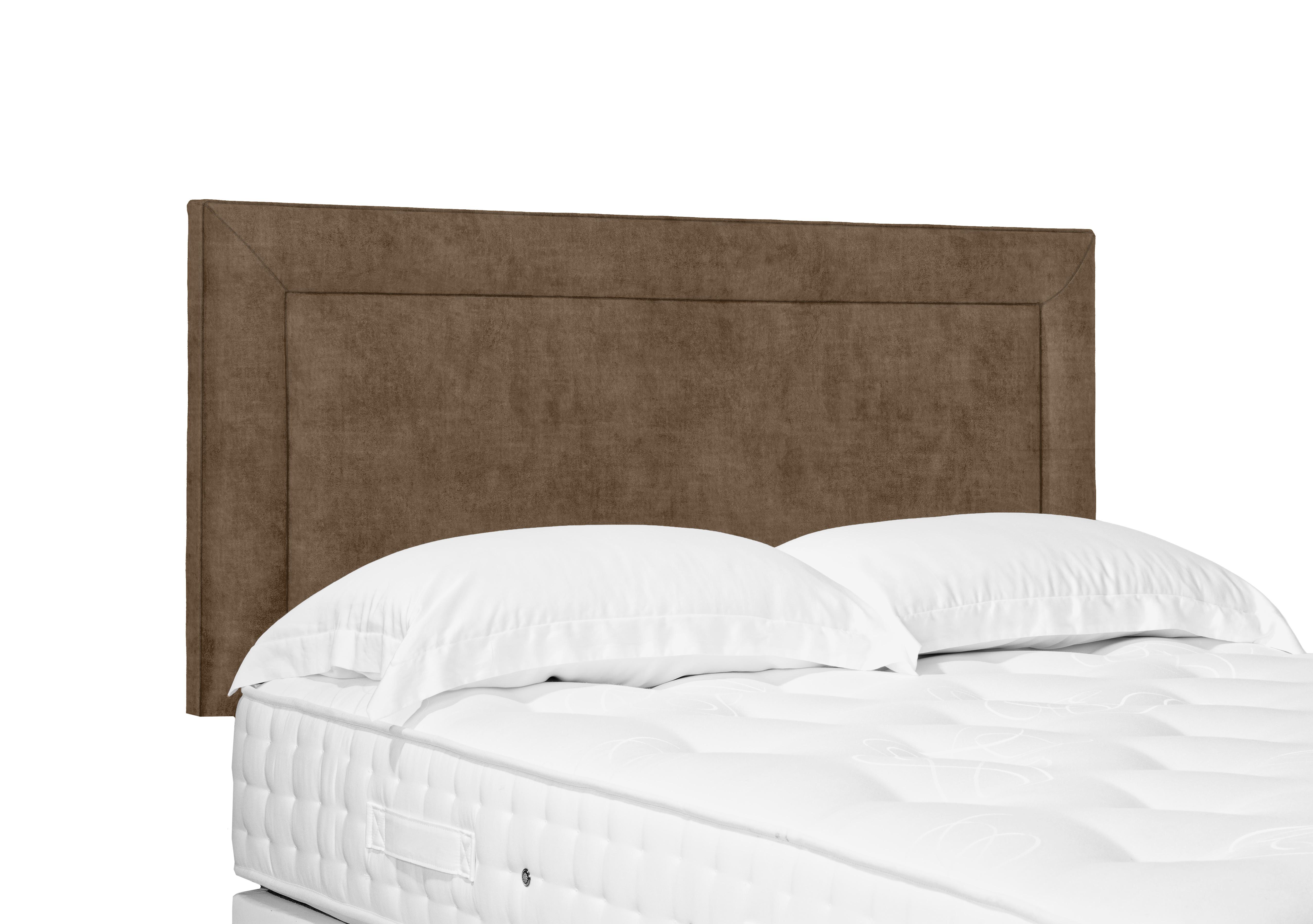 Foley Standard Strutted Headboard in Lace Caramel on Furniture Village