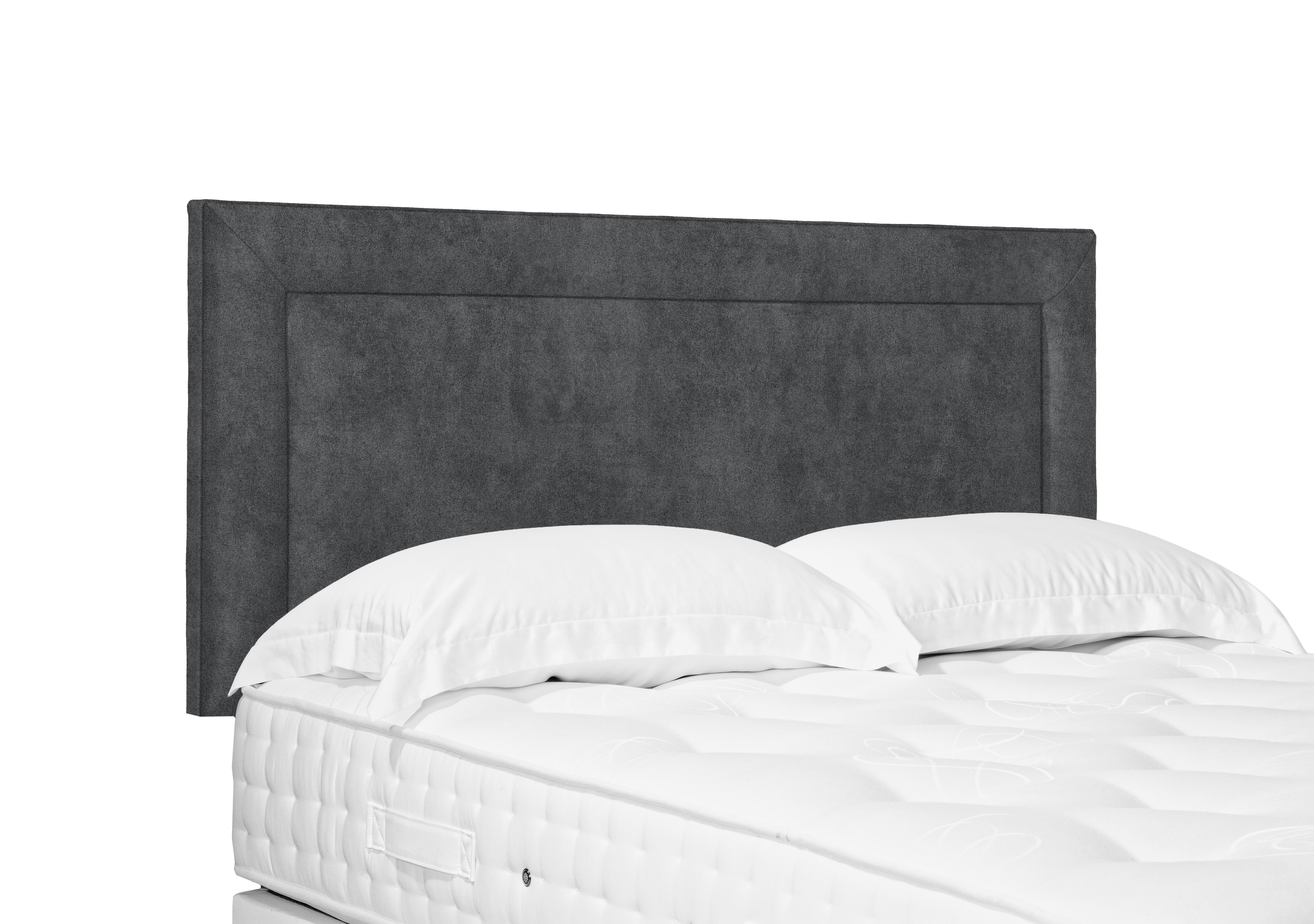 Artisan Collection Foley Standard Strutted Headboard in Pewter Haze on Furniture Village