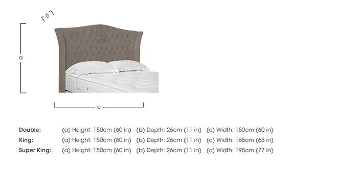 Artisan Collection Haven High Floor Standing Headboard in  on Furniture Village