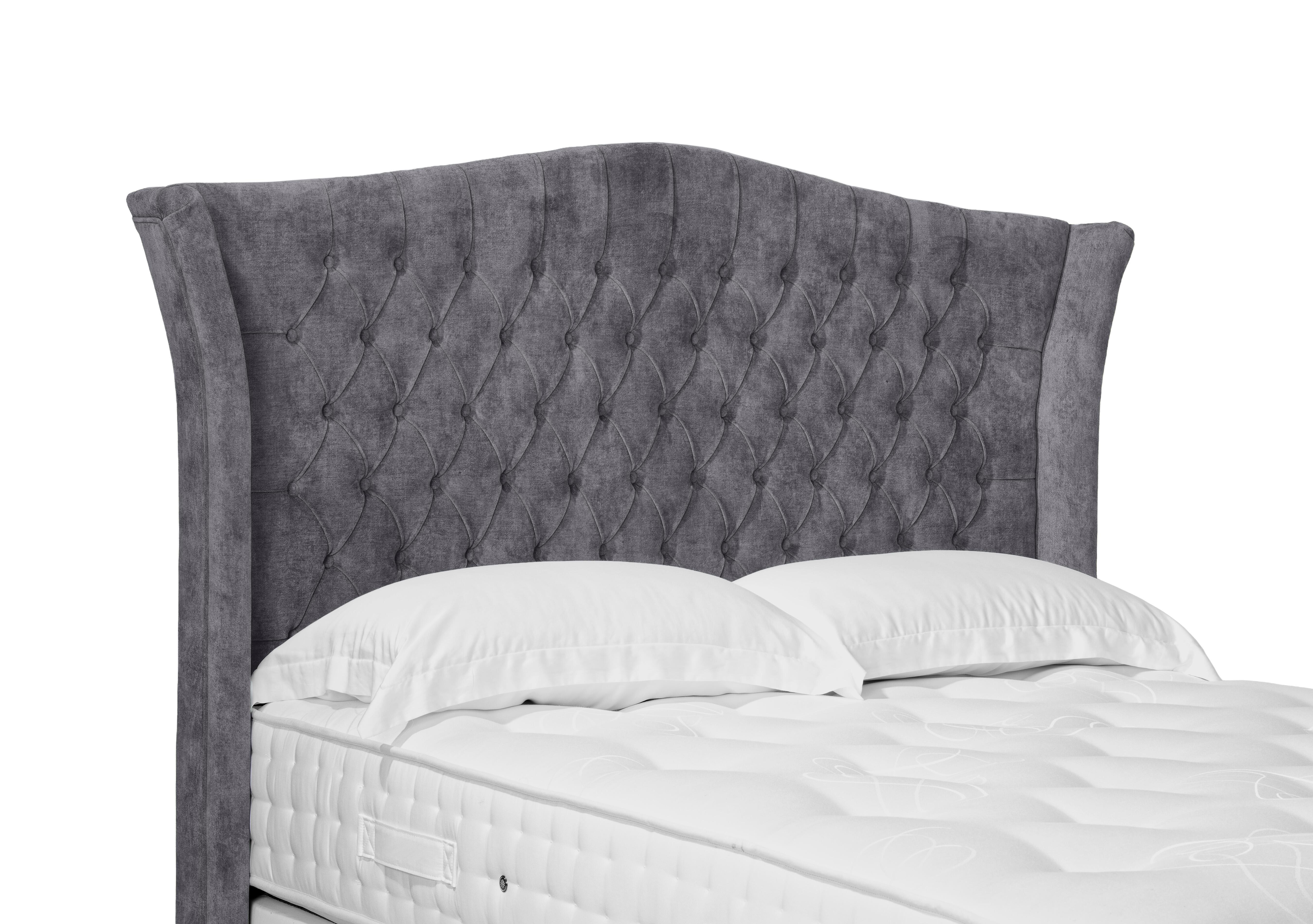 Artisan Collection Haven High Floor Standing Headboard in Daytona Grey on Furniture Village