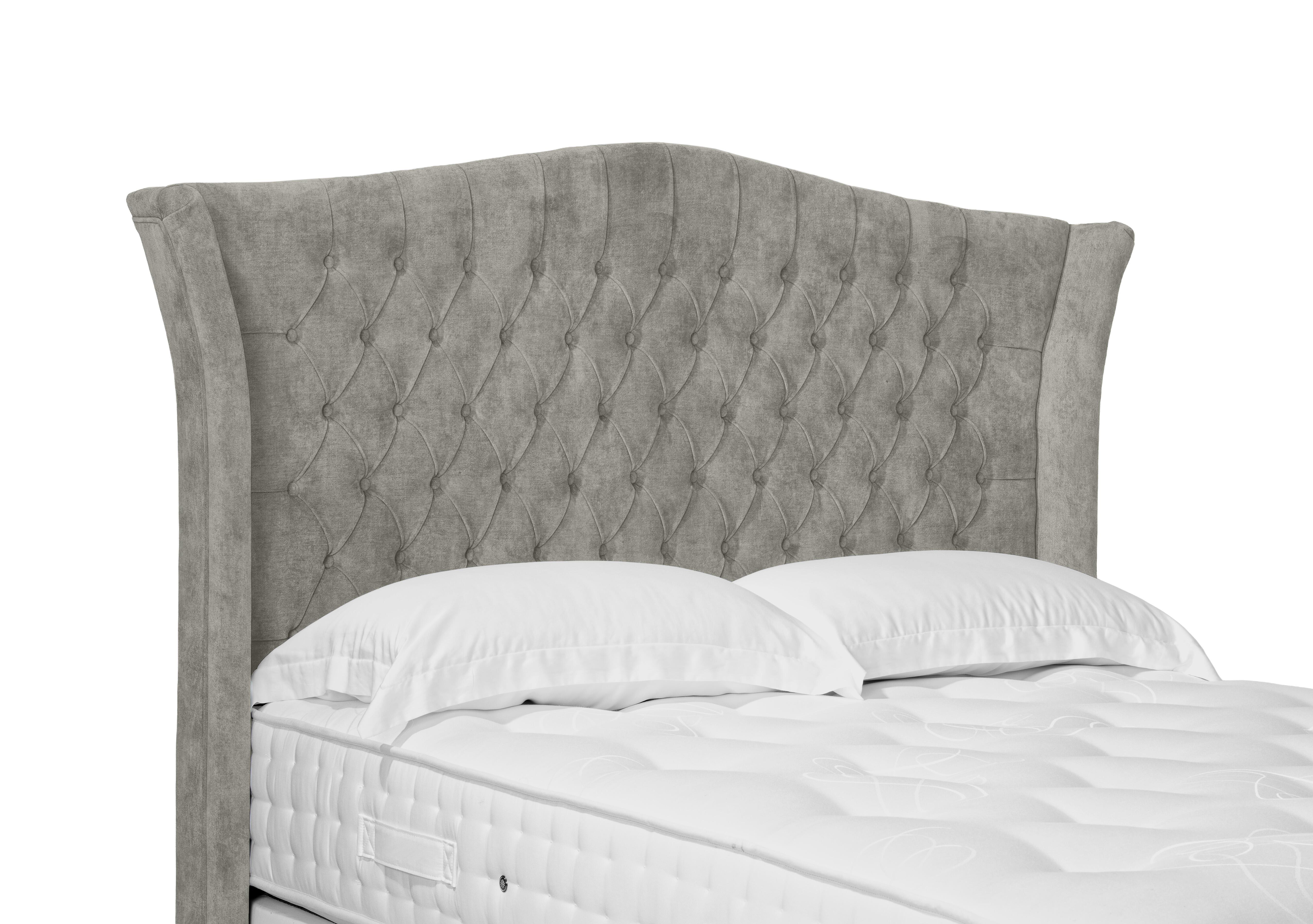 Artisan Collection Haven High Floor Standing Headboard in Daytona Stone on Furniture Village