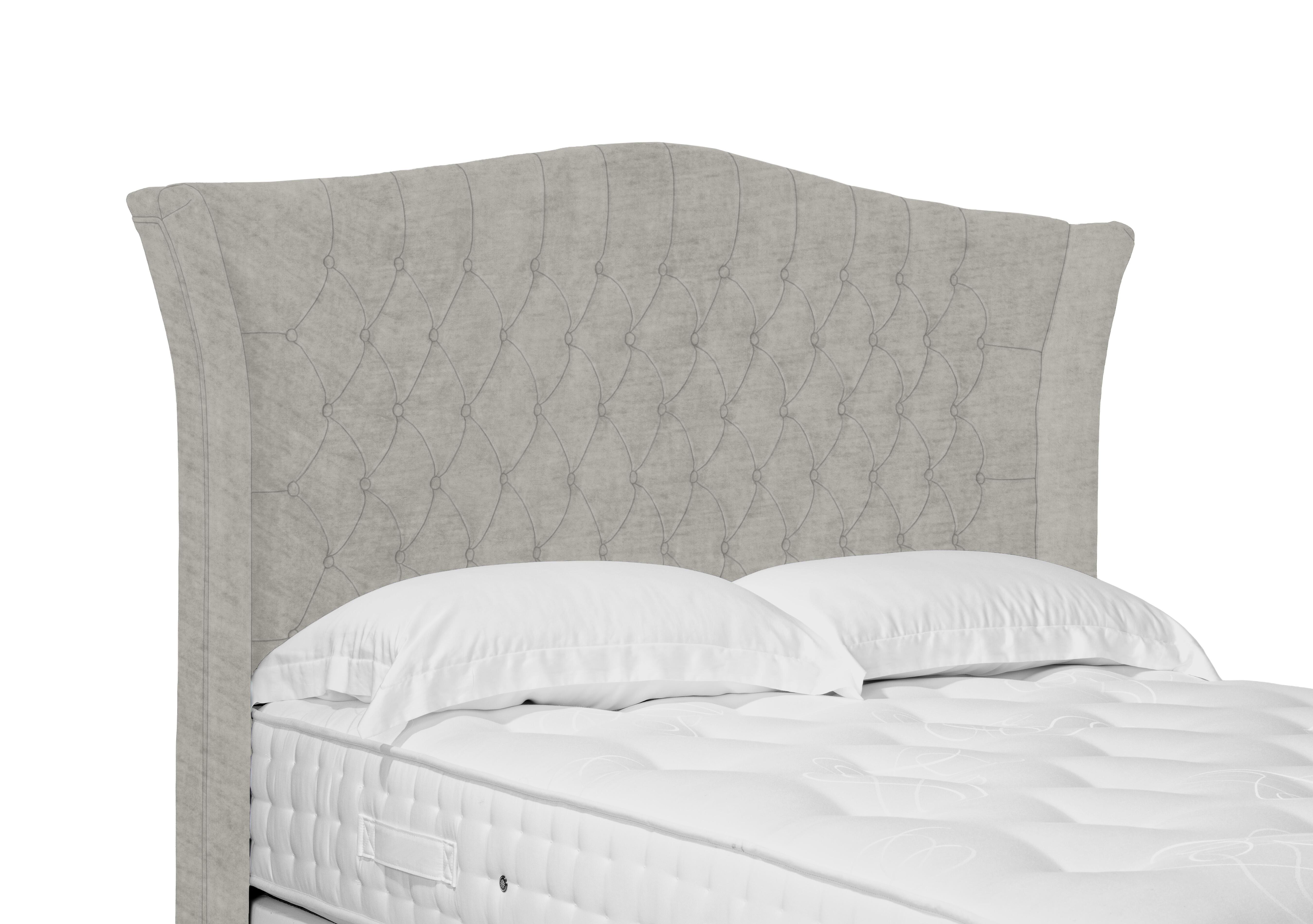 Artisan Collection Haven High Floor Standing Headboard in Milan Stone on Furniture Village