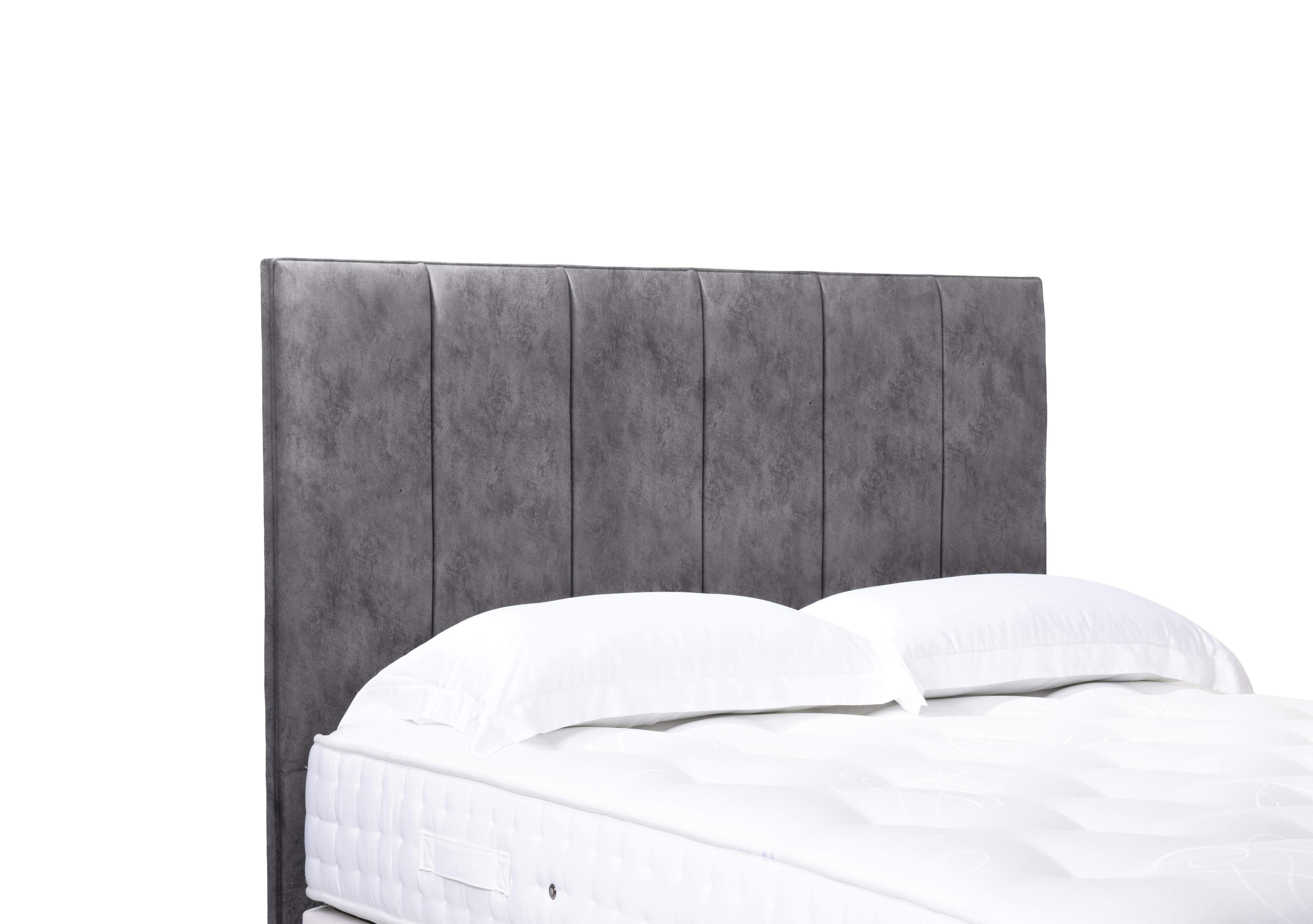 Artisan Collection Heyman High Floor Standing Headboard in Daytona Grey on Furniture Village