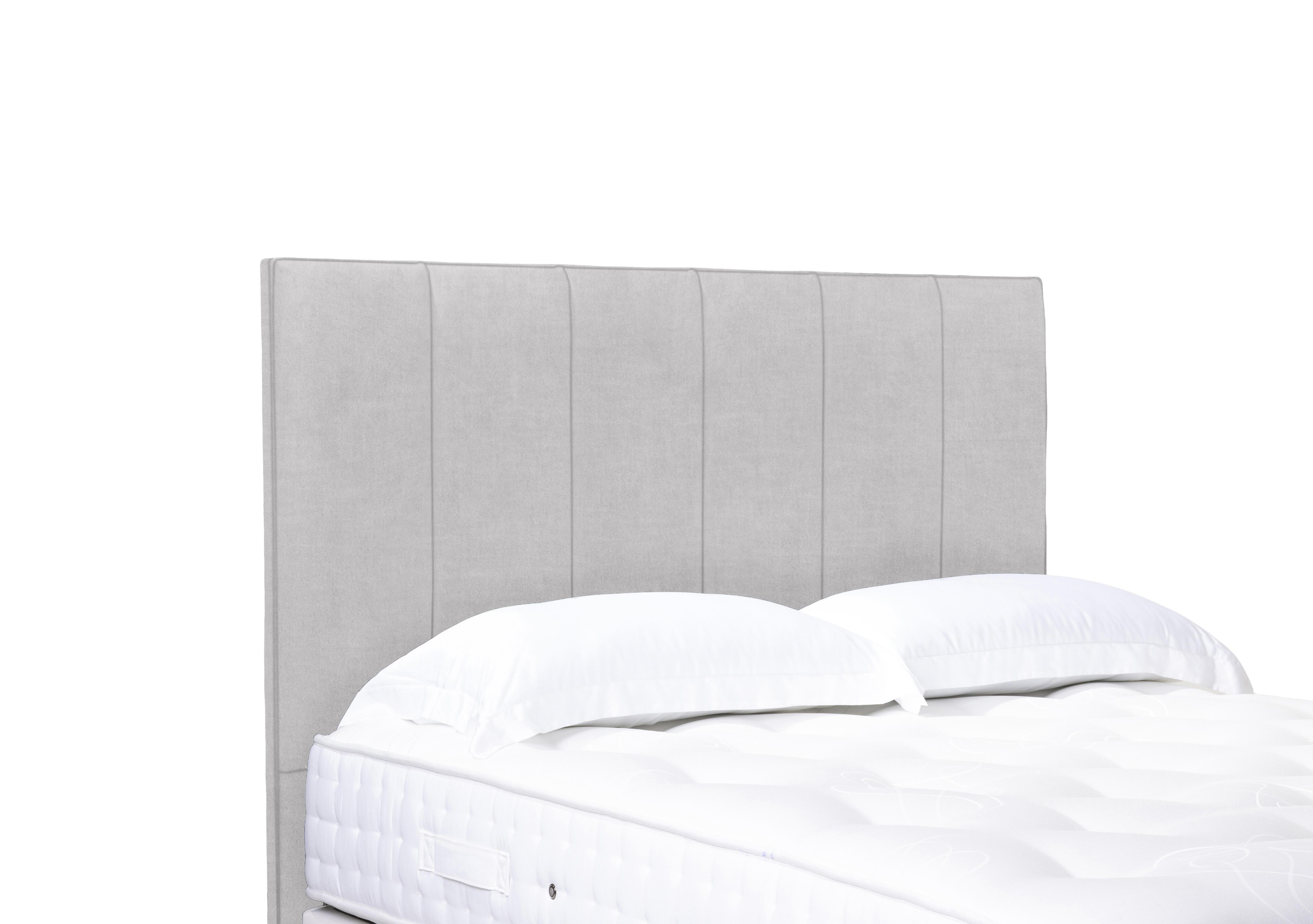 Artisan Collection Heyman High Floor Standing Headboard in Queens Pebble on Furniture Village