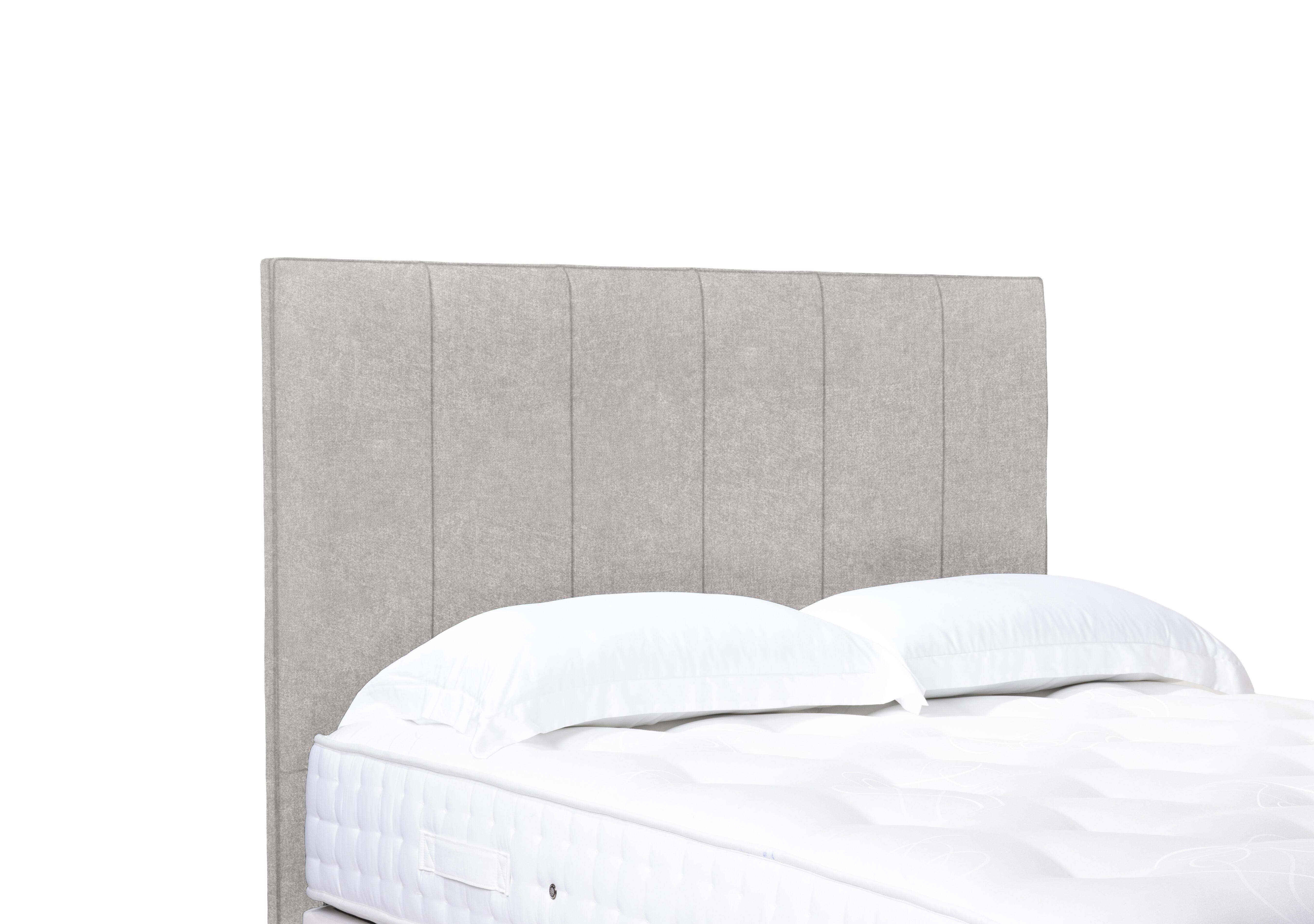 Artisan Collection Heyman High Floor Standing Headboard in Tweed Stone on Furniture Village